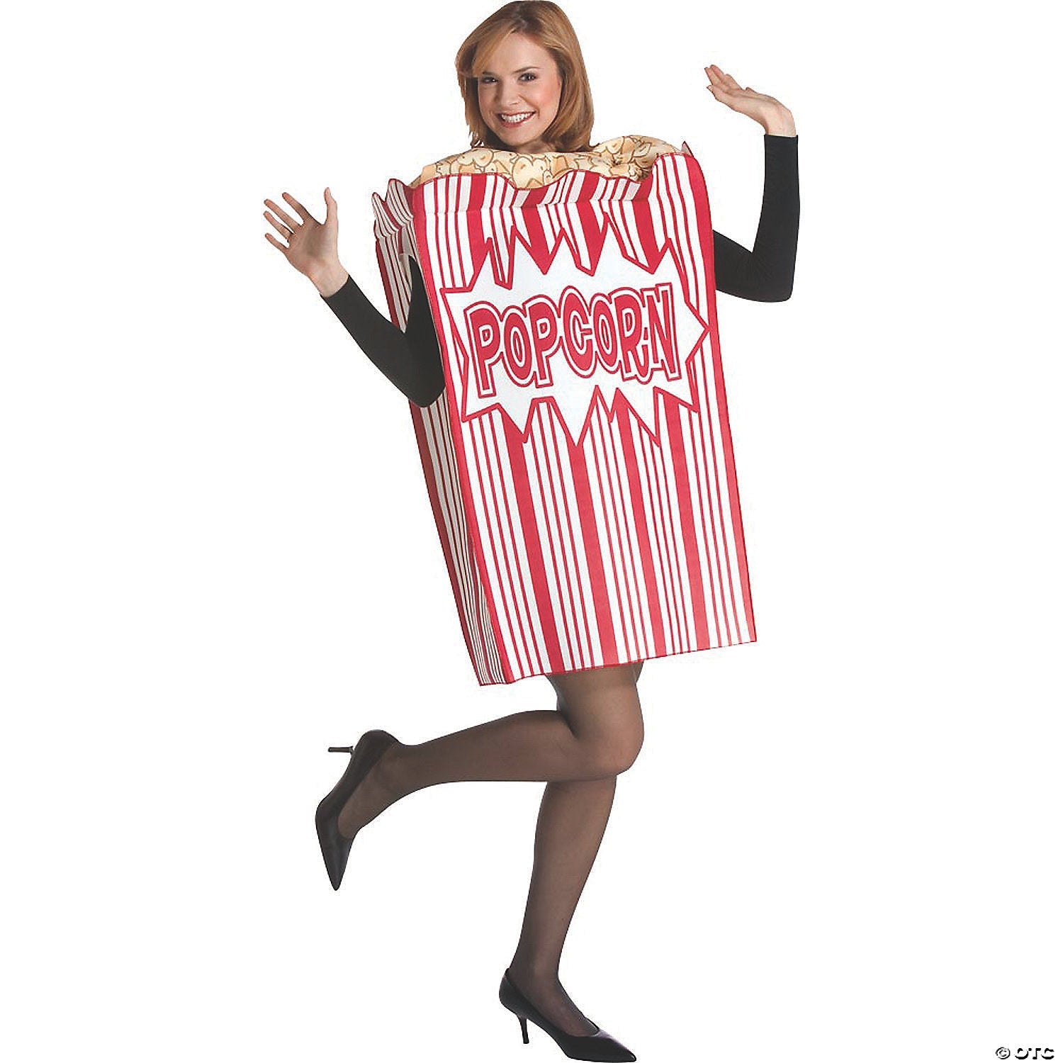 Adult Movie Night Popcorn Costume - Standard
