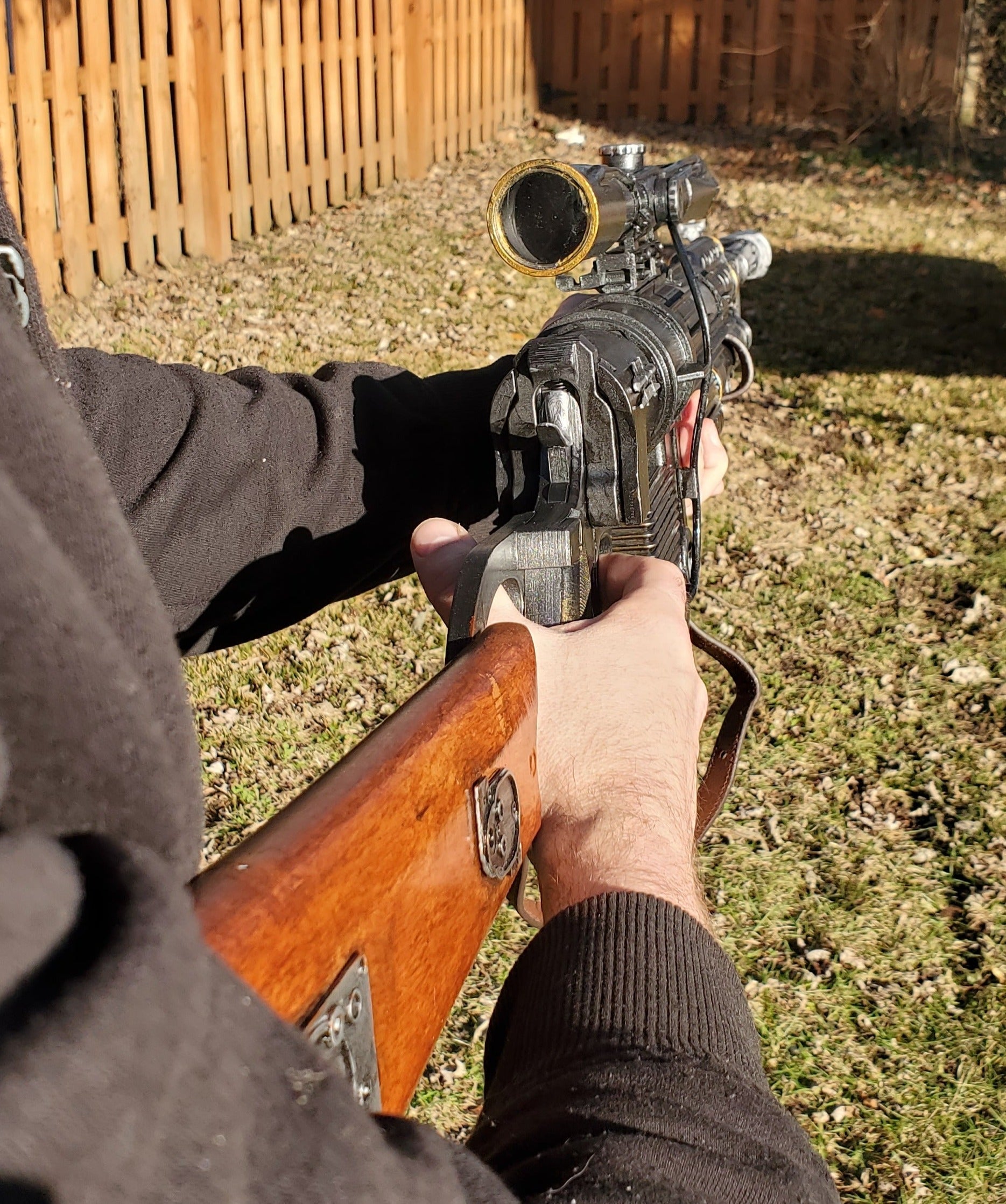 Boba Fett 1313 inspired EE-TR3 Concept Rifle Blaster Prop