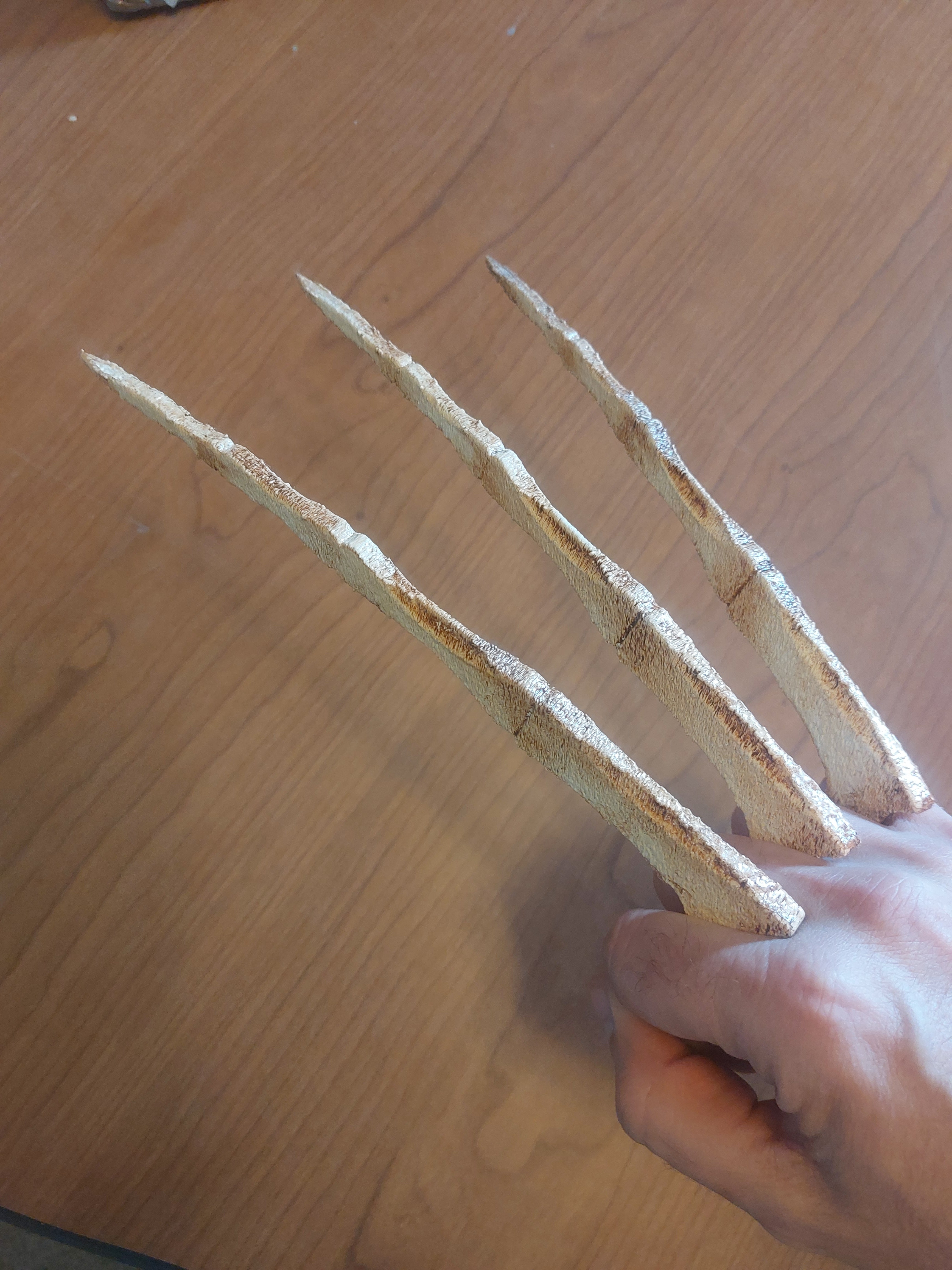 Bone Wolverine Claws Costume Prop