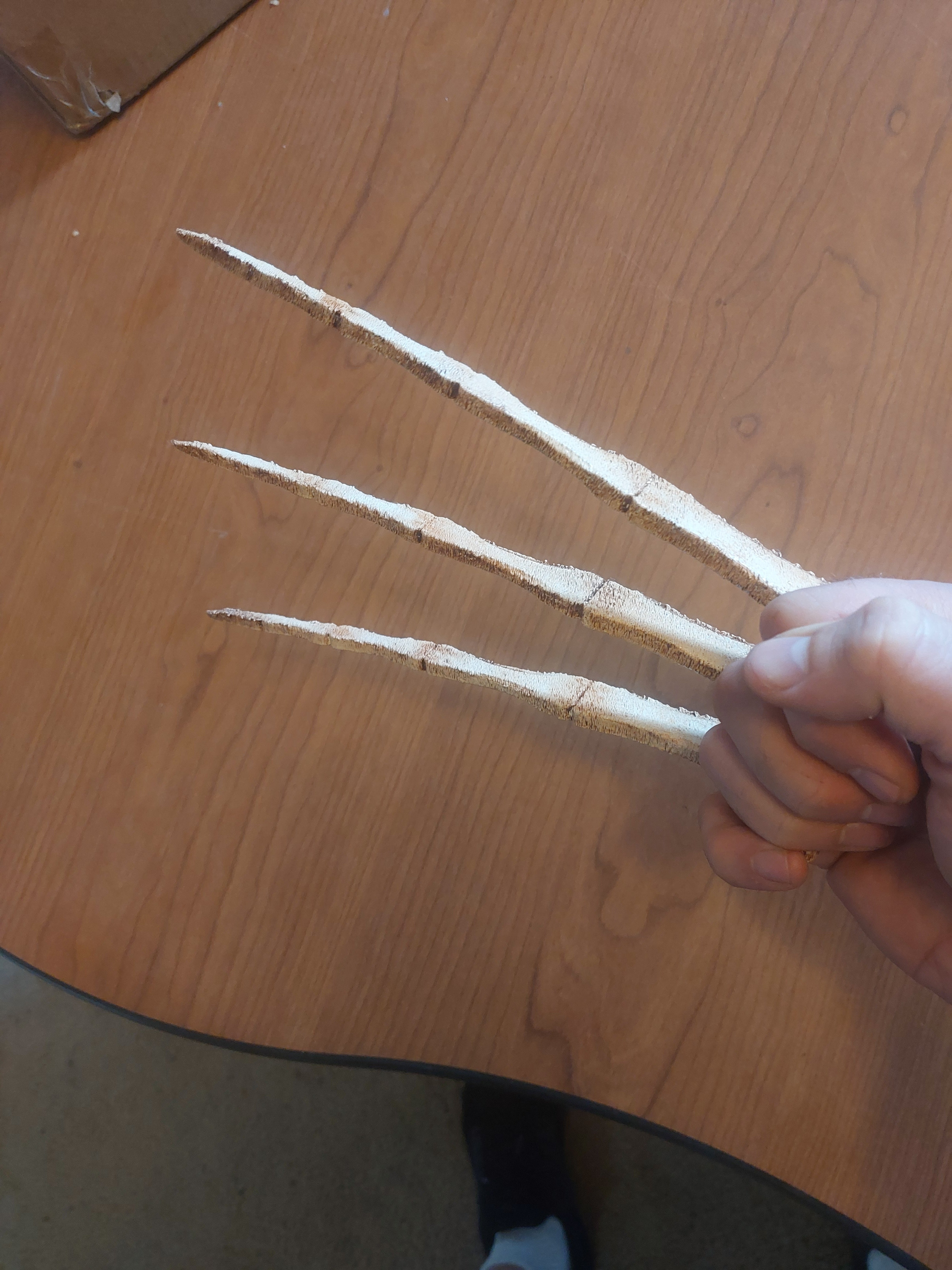 Bone Wolverine Claws Costume Prop