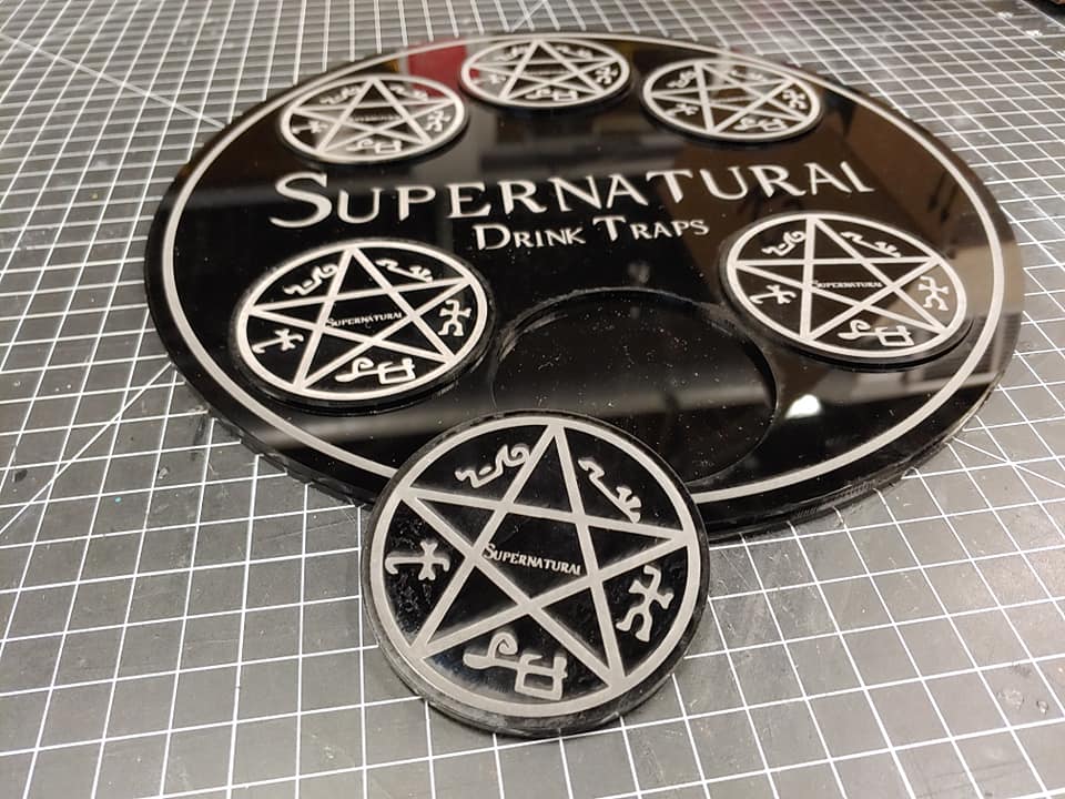 Supernatual Drink Trap Coaster Set