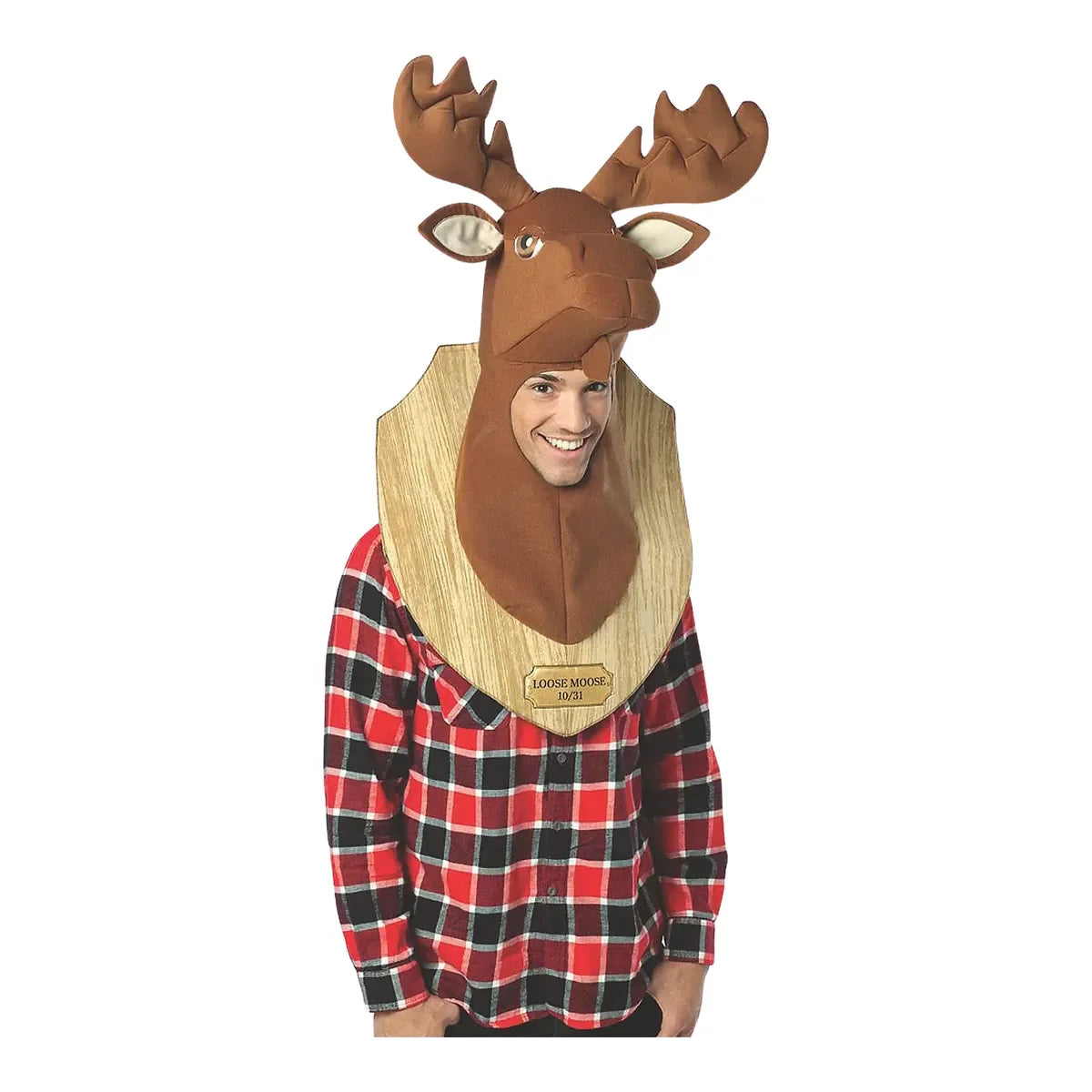 Adult Loose Moose Trophy Costume Headpiece