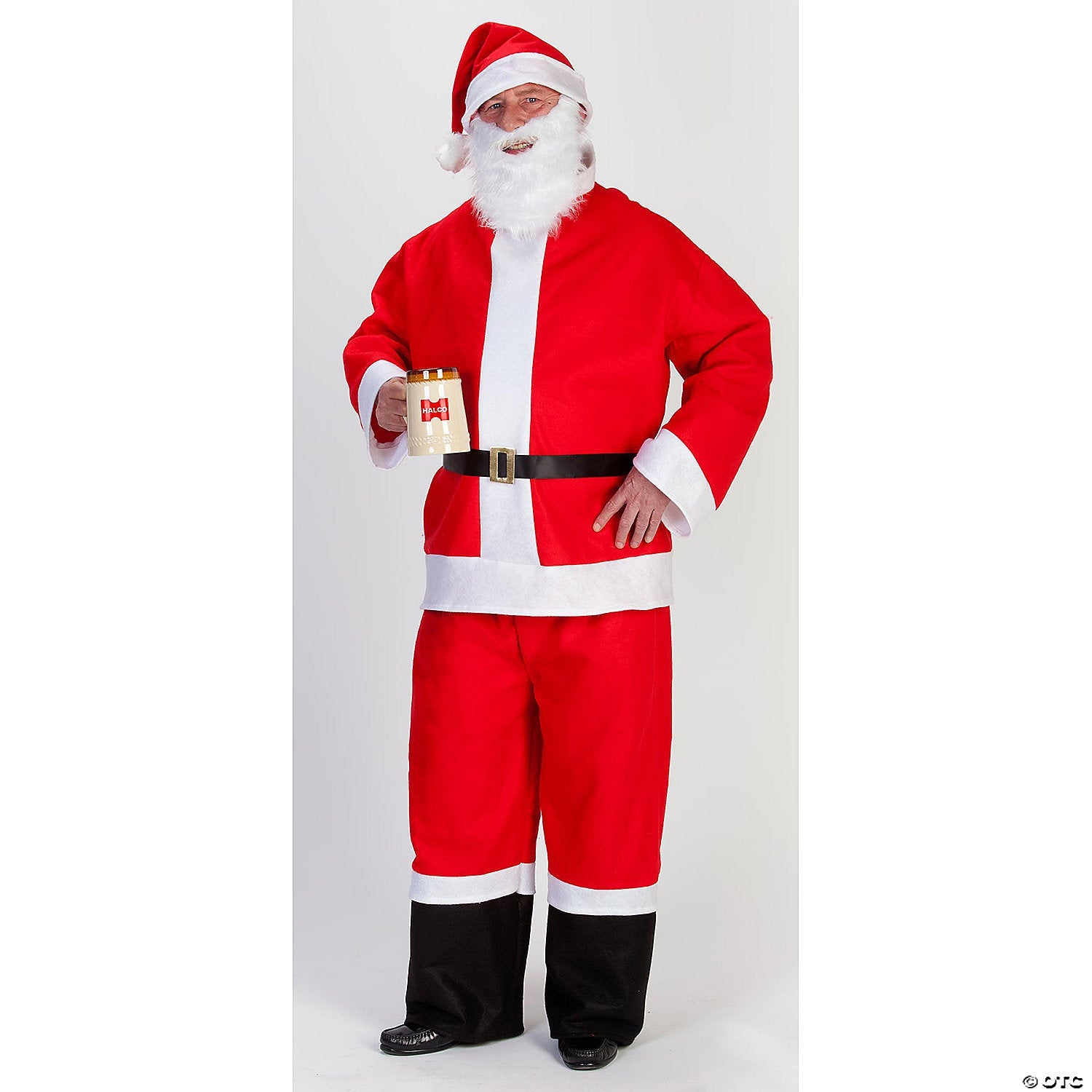 Adult Men's 5-Piece Saloon Spree Santa Suit - Large