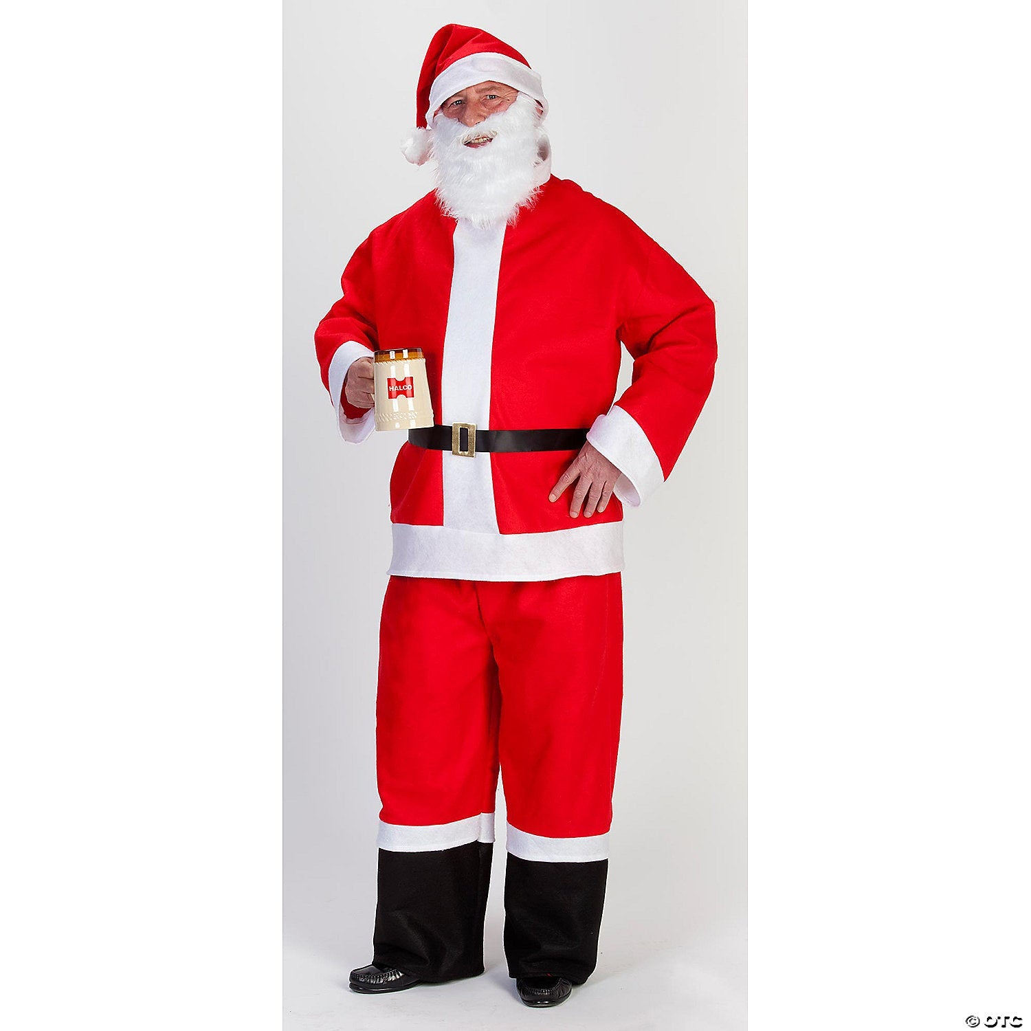 Adult Men's 5-Piece Saloon Spree Santa Suit - XL