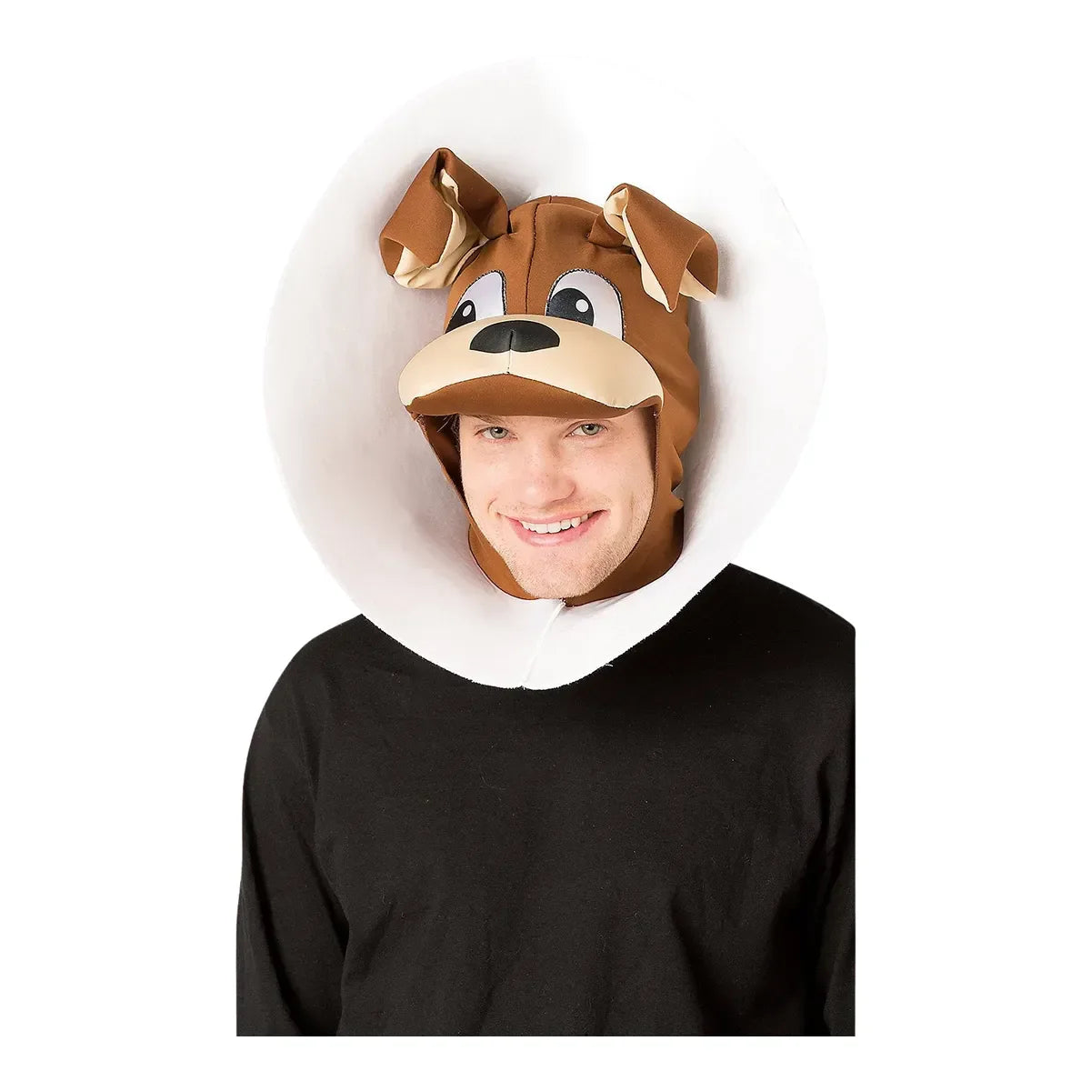 Adult Puppy In Cone Headpiece