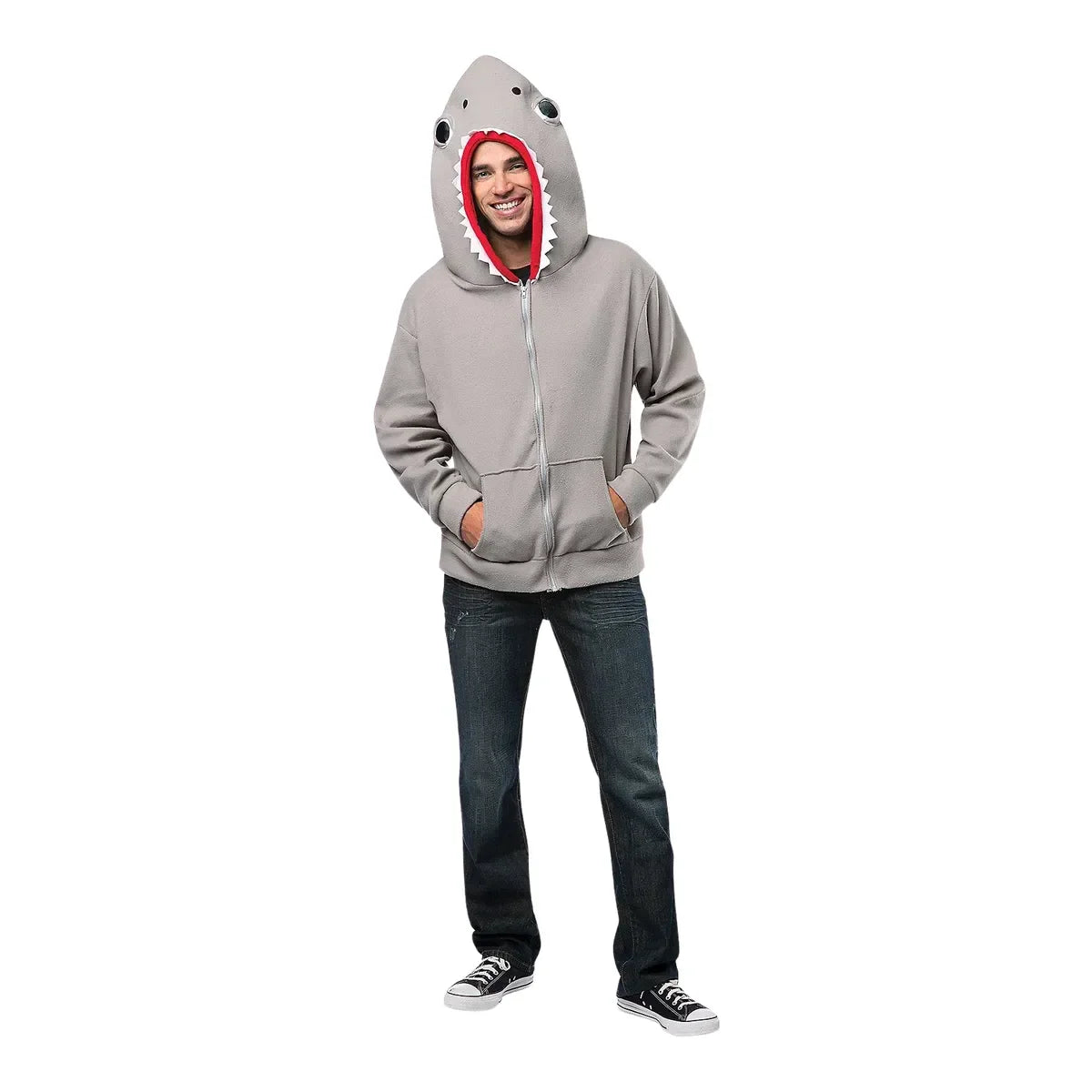 Adult Shark Hoodie, Medium