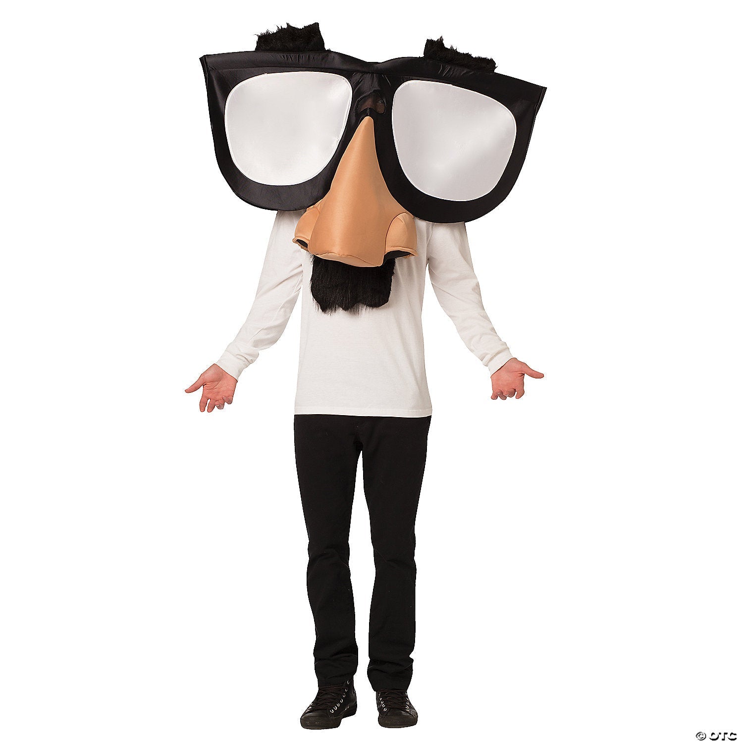 Adult Funny Nose Glasses Costume - 1 Pc.