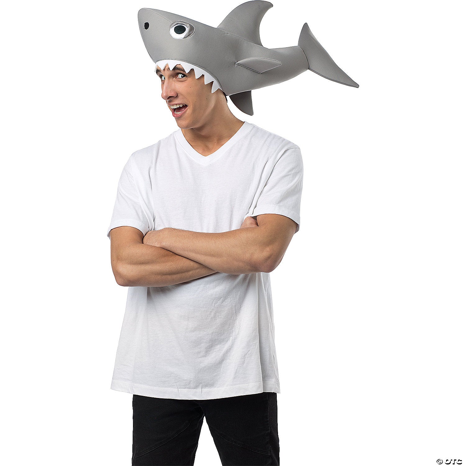 Adult Gray Man-Eating Shark Hat