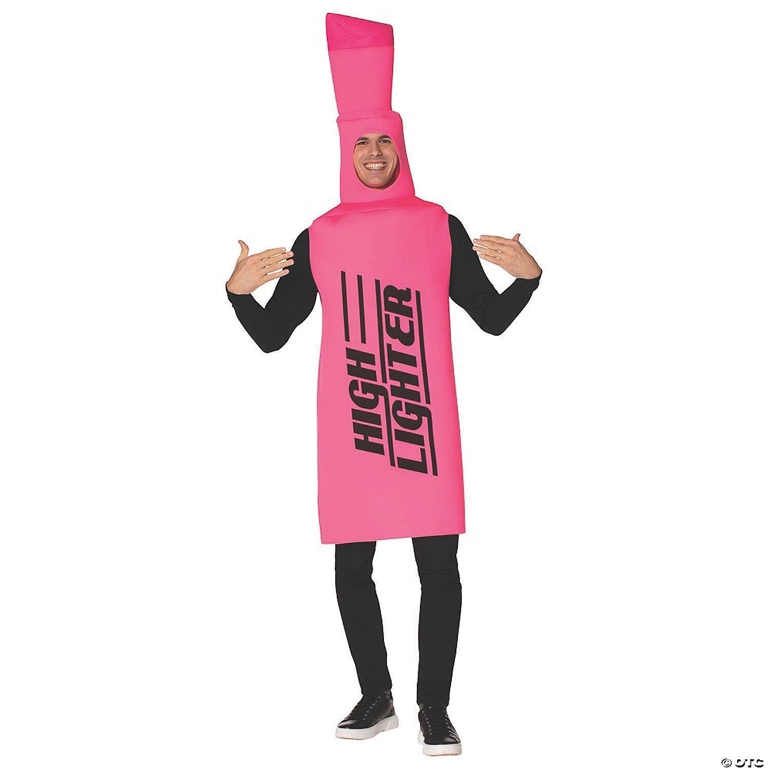 Adult Highlighter Costume - Pink
