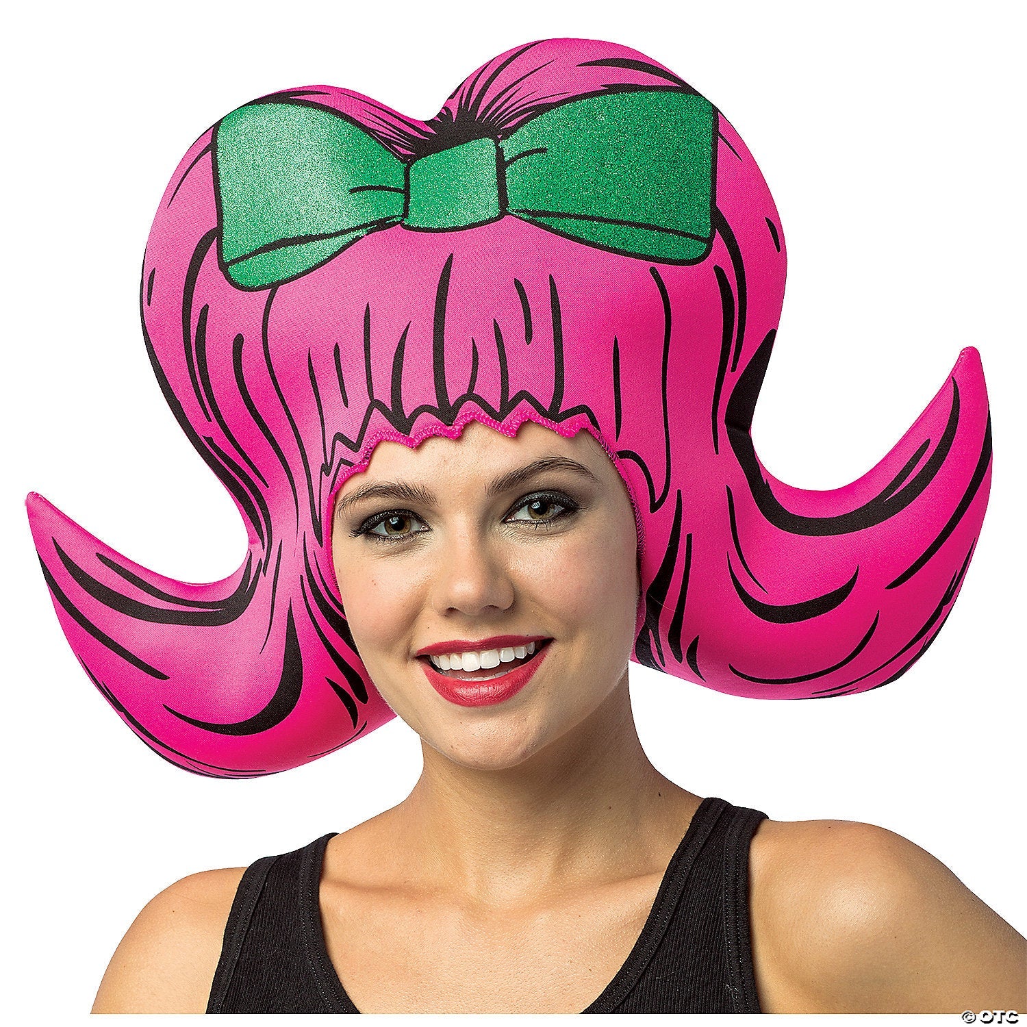Adult Pink Foam Bouffant Headpiece