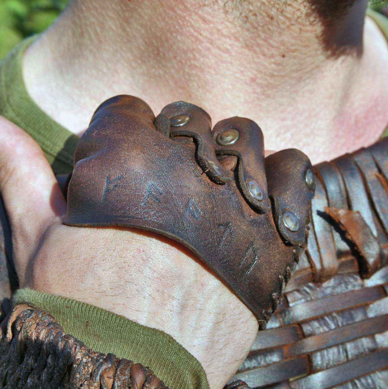 Floki battle leather glove