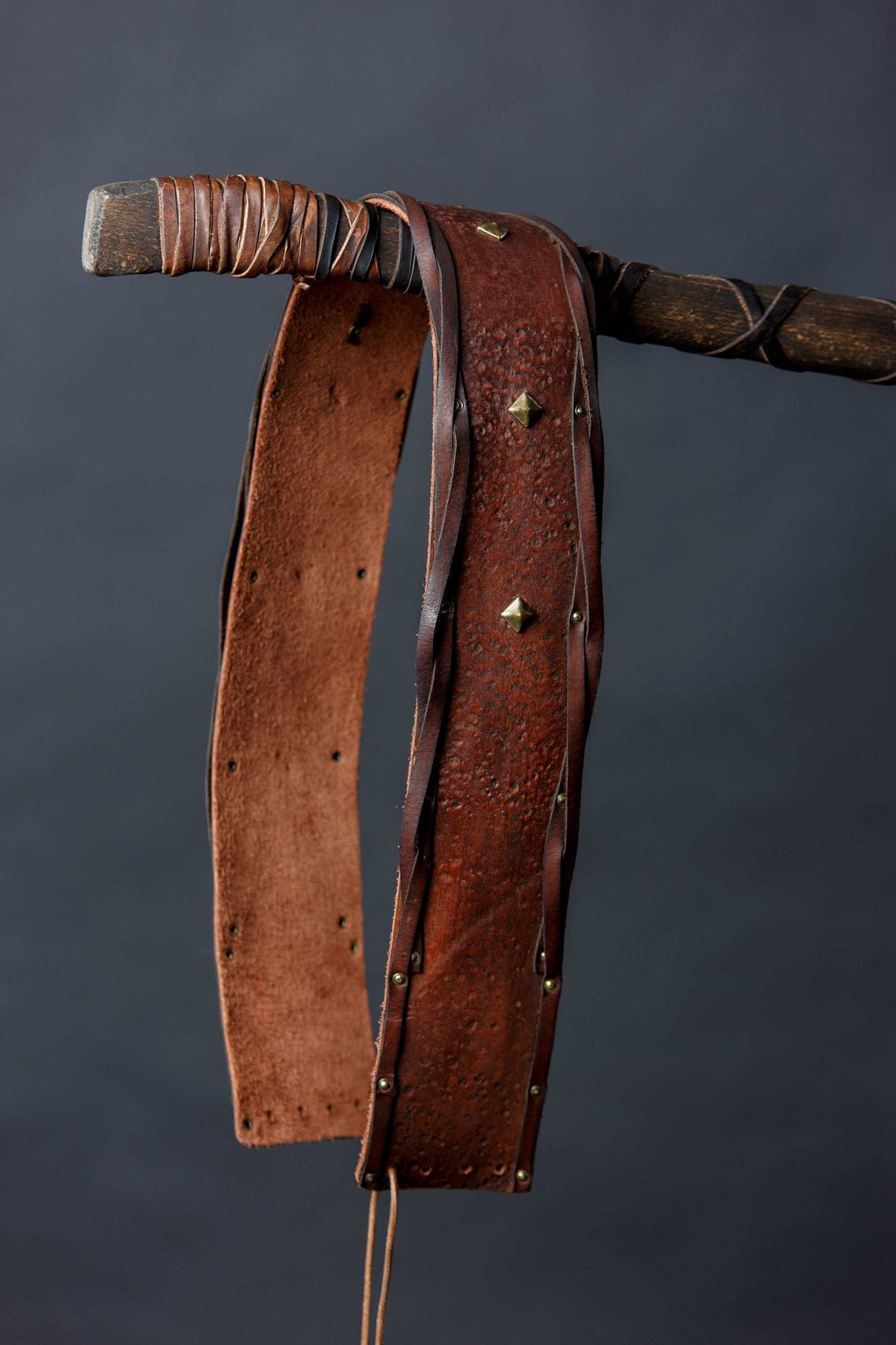 Bjorn leather wide belt