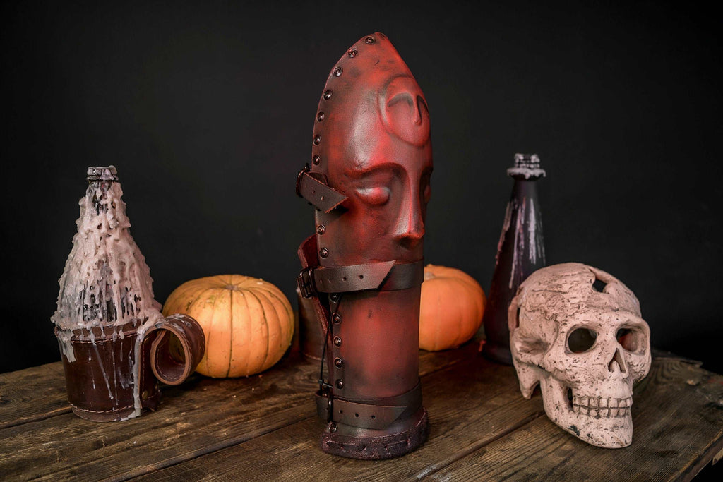 Fantasy leather bracers