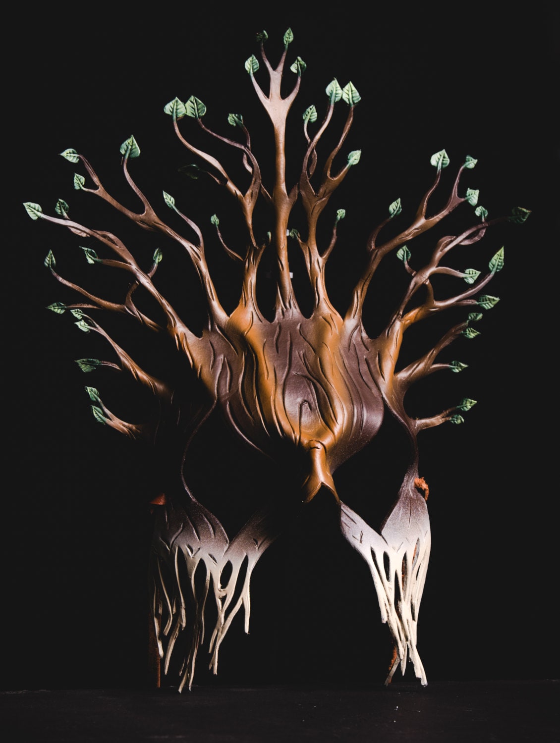 Summer - Handmade Genuine Leather Mask