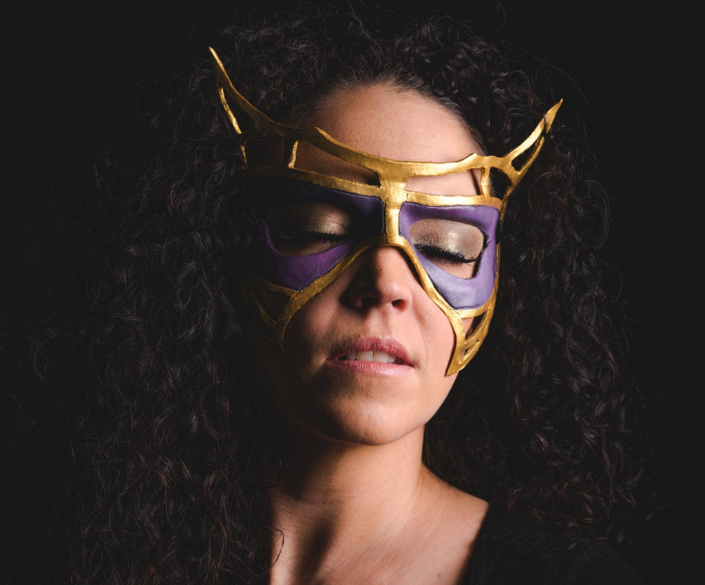 Royal Handmade Genuine Leather Mask