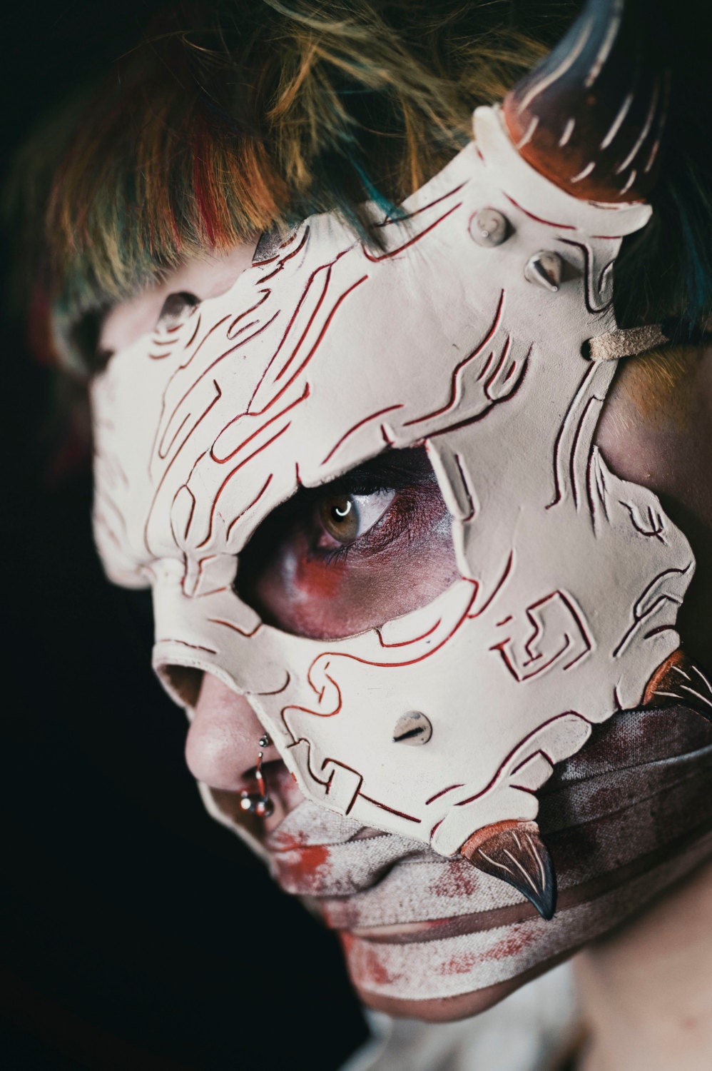 Handmade Genuine Leather Mask