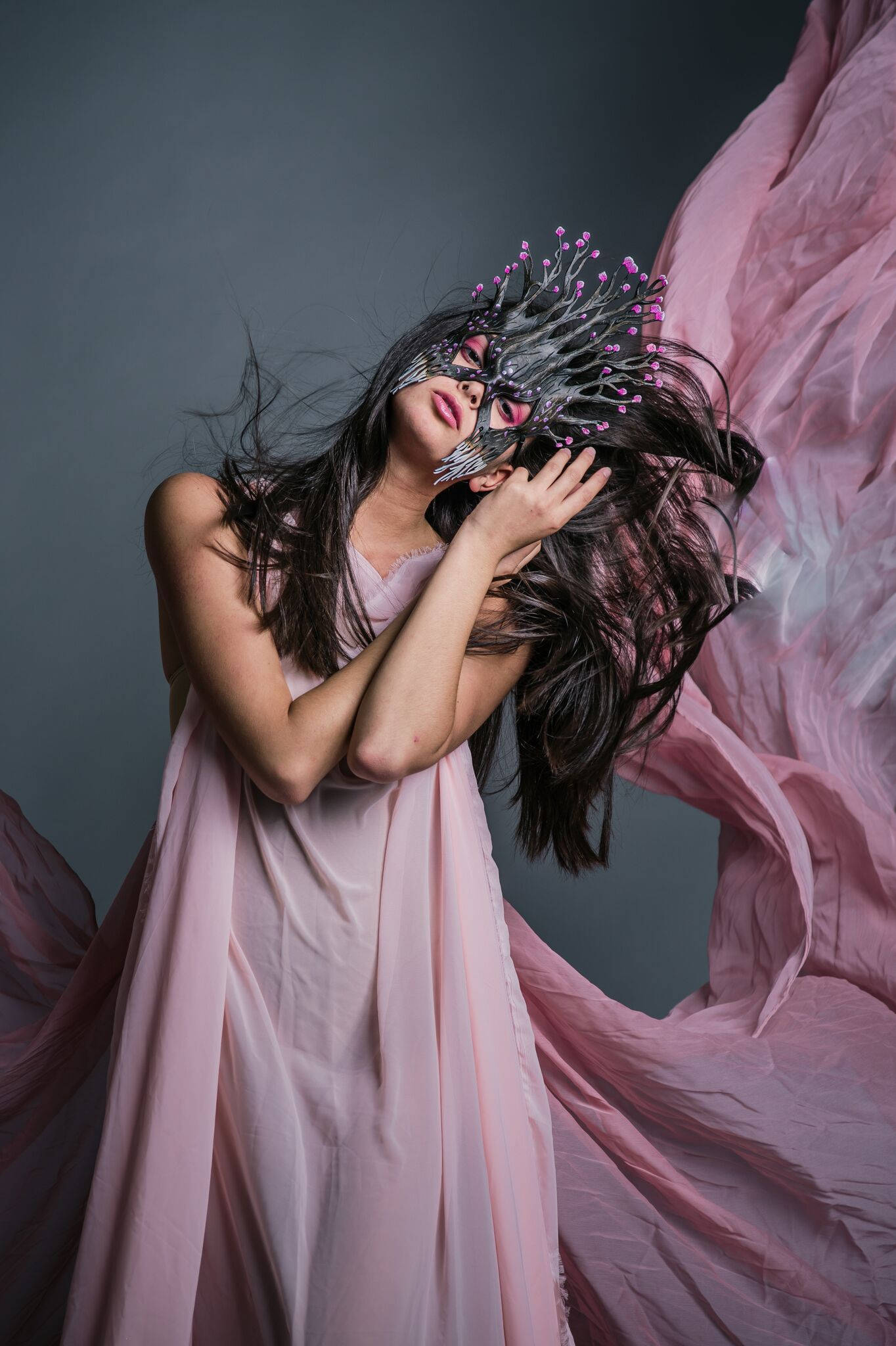 Spring - Handmade Genuine Leather Mask