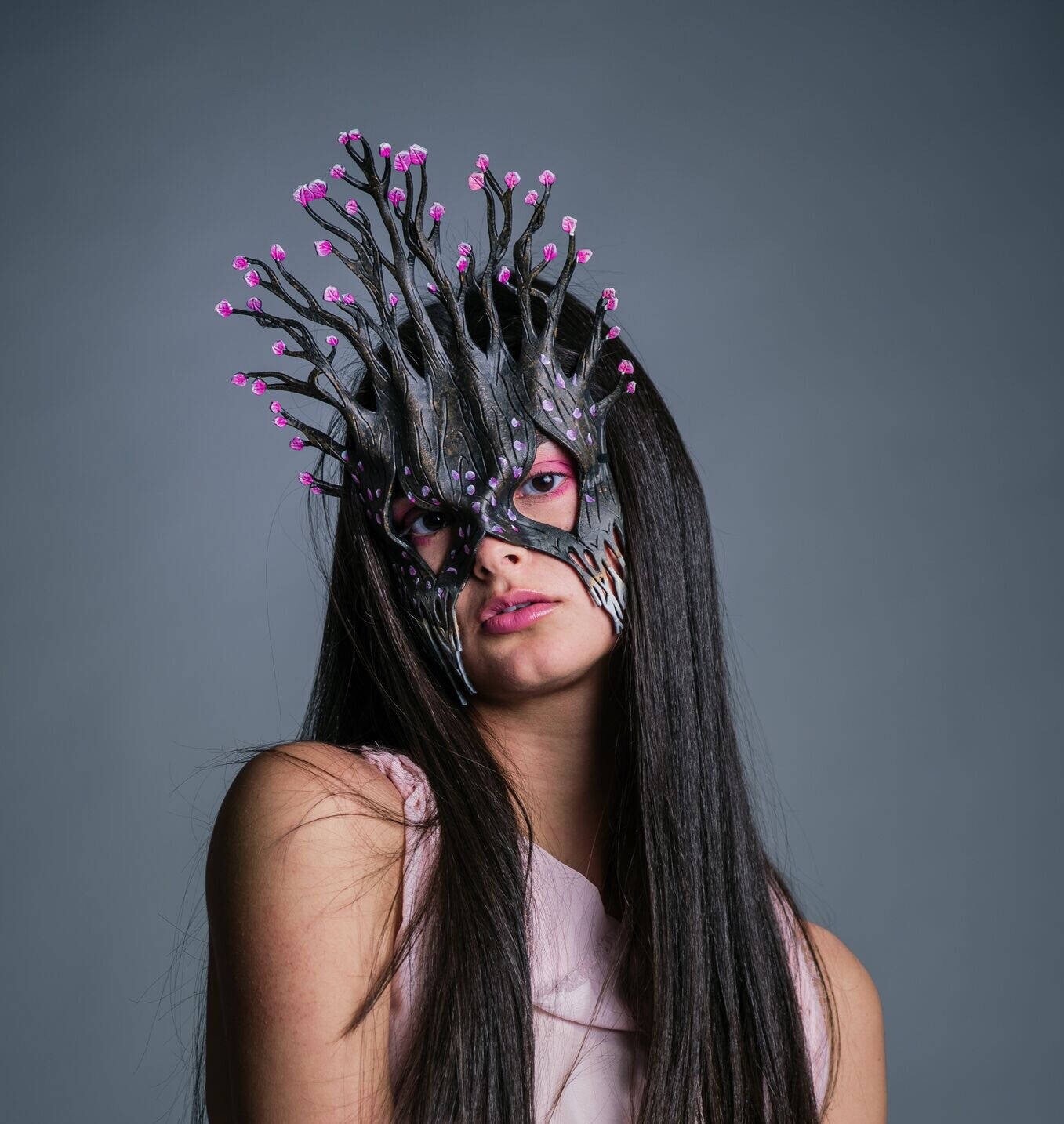 Spring - Handmade Genuine Leather Mask