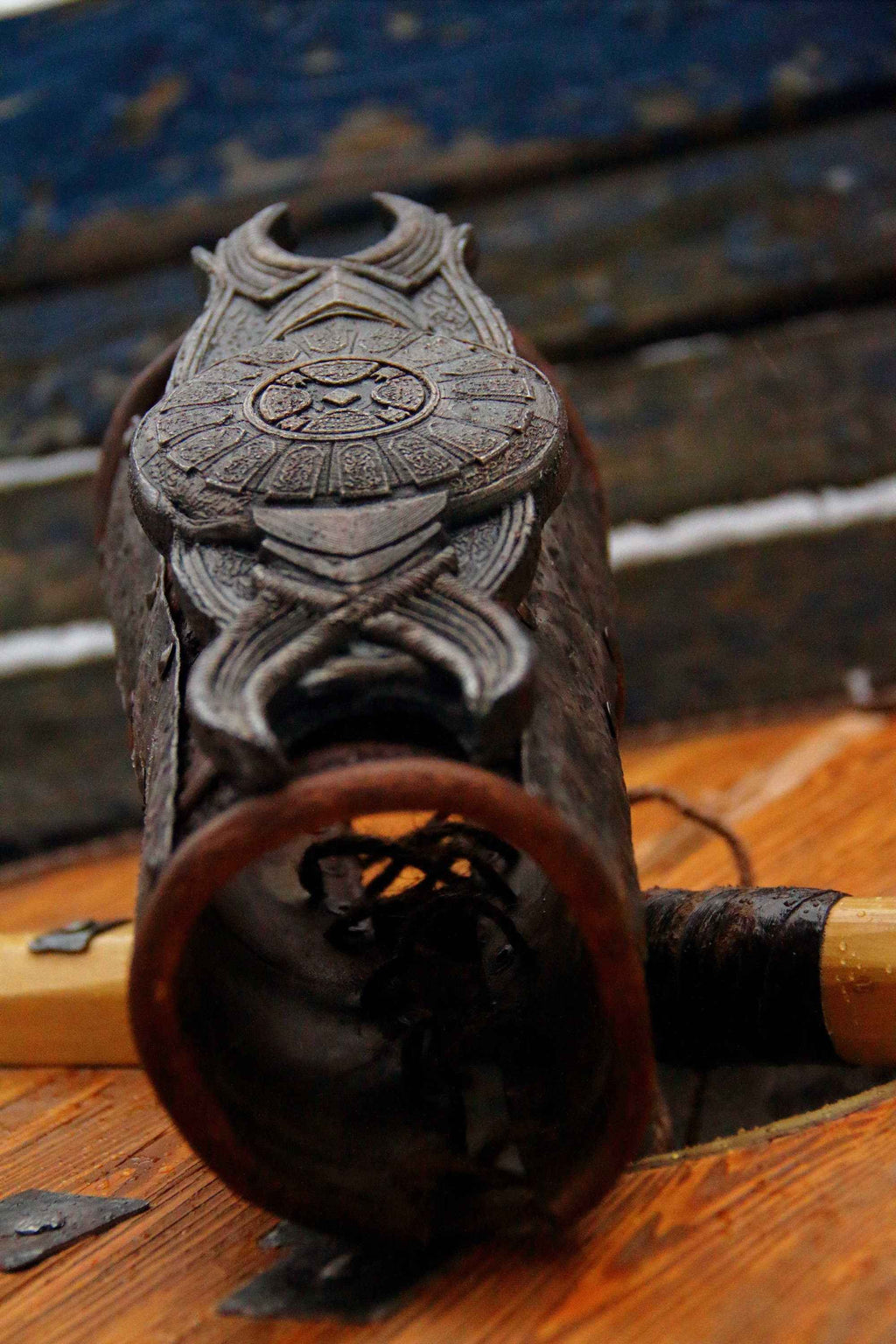 Leather bracer with shild (God of War)