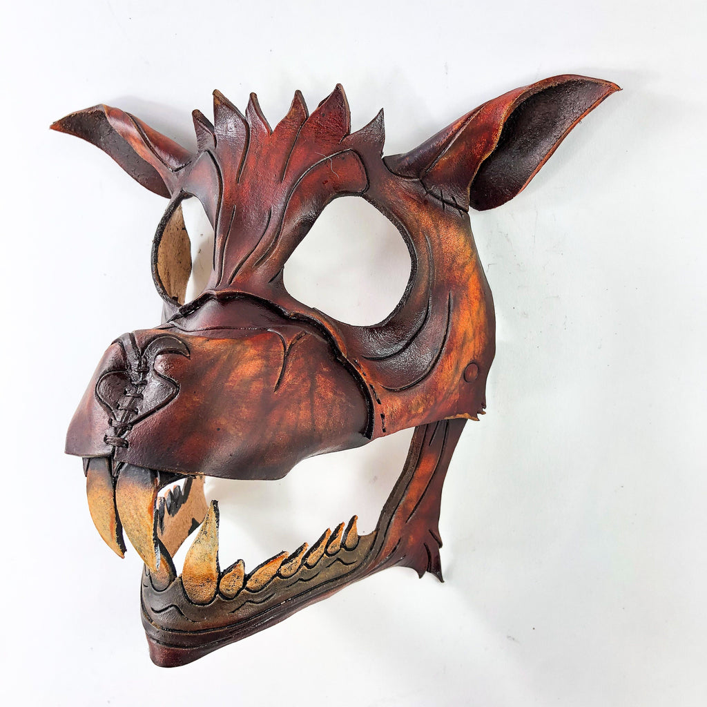 Handcrafted Genuine Leather Flying Squirrel Design