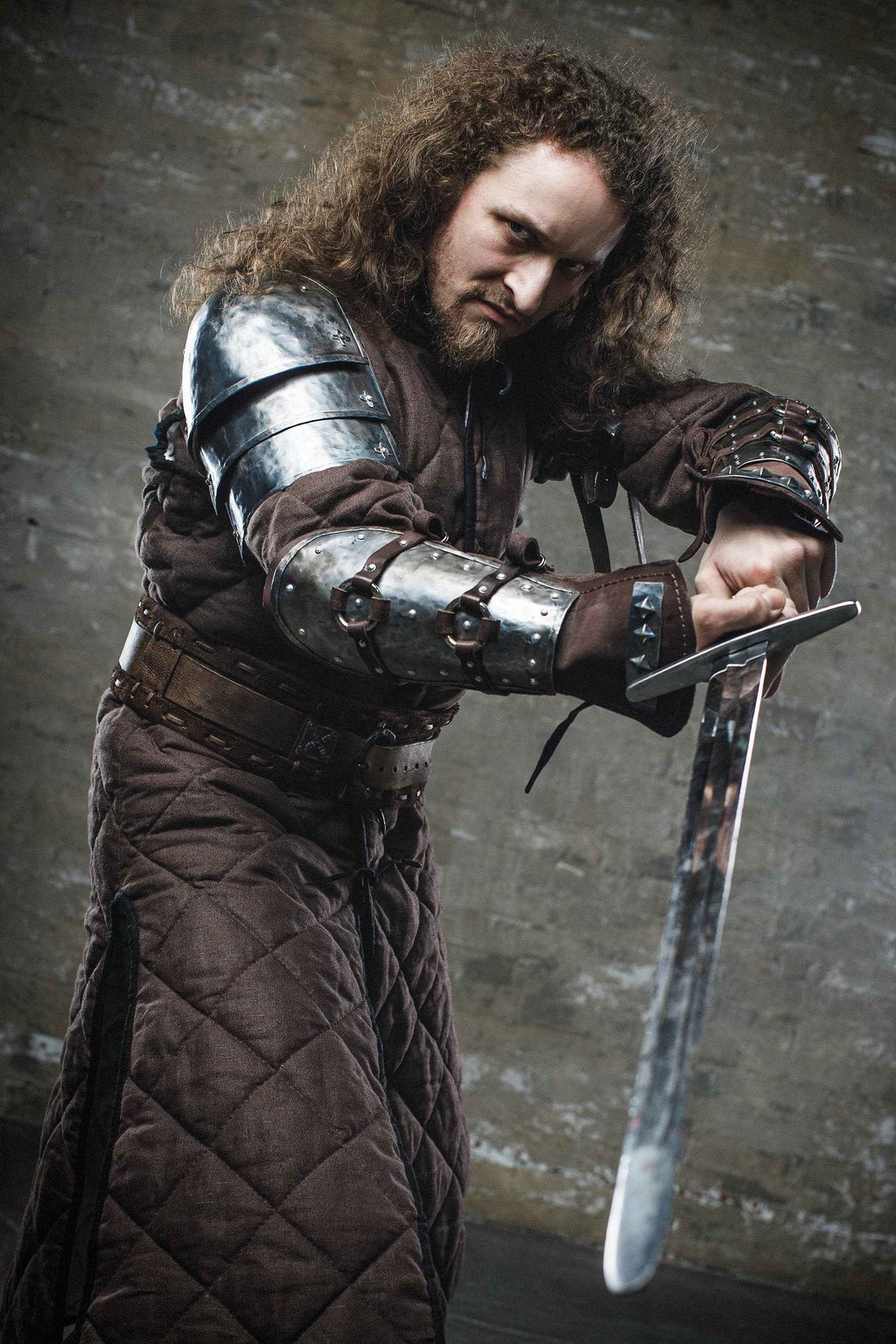 Knight steel arm armor