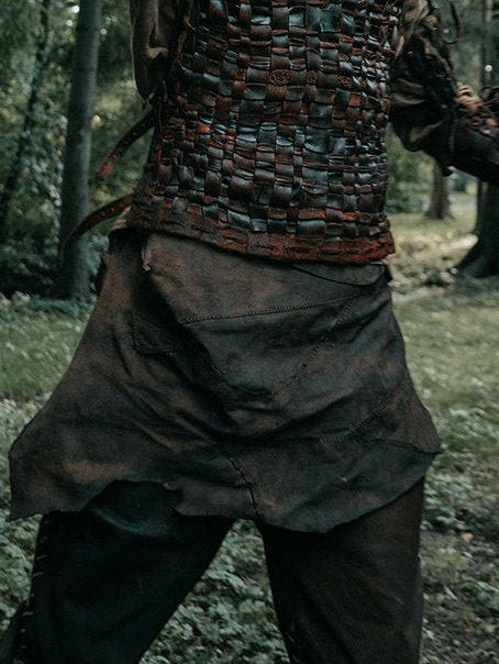 Vikings leather skirt