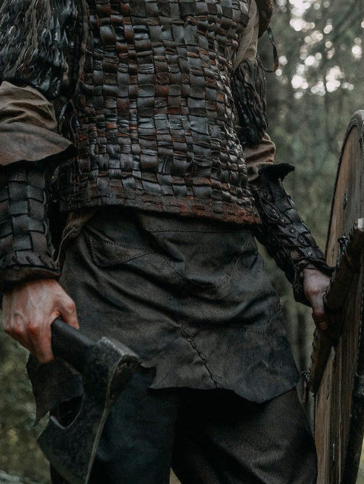 Vikings leather skirt