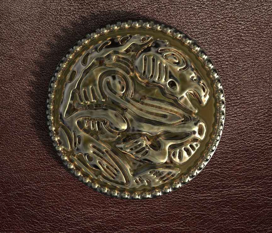 Khal Drogo medallion buckle belt