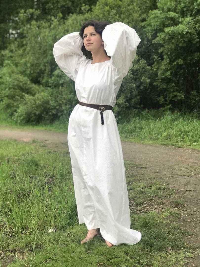 Medieval viking cotton underdress "Frigg"