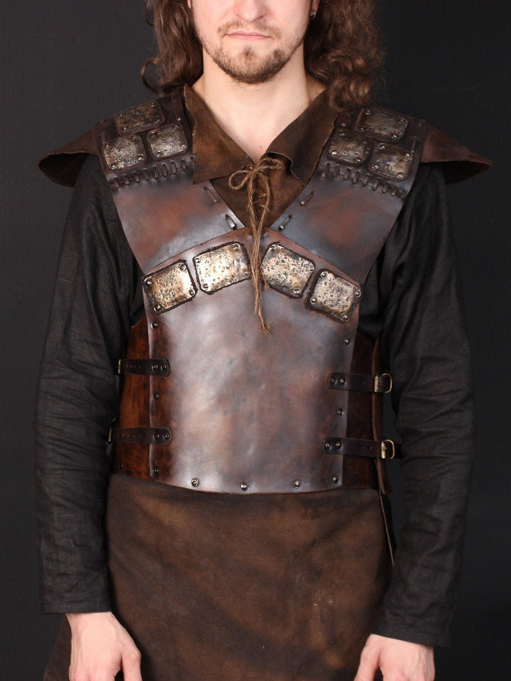 Viking larp leather armor