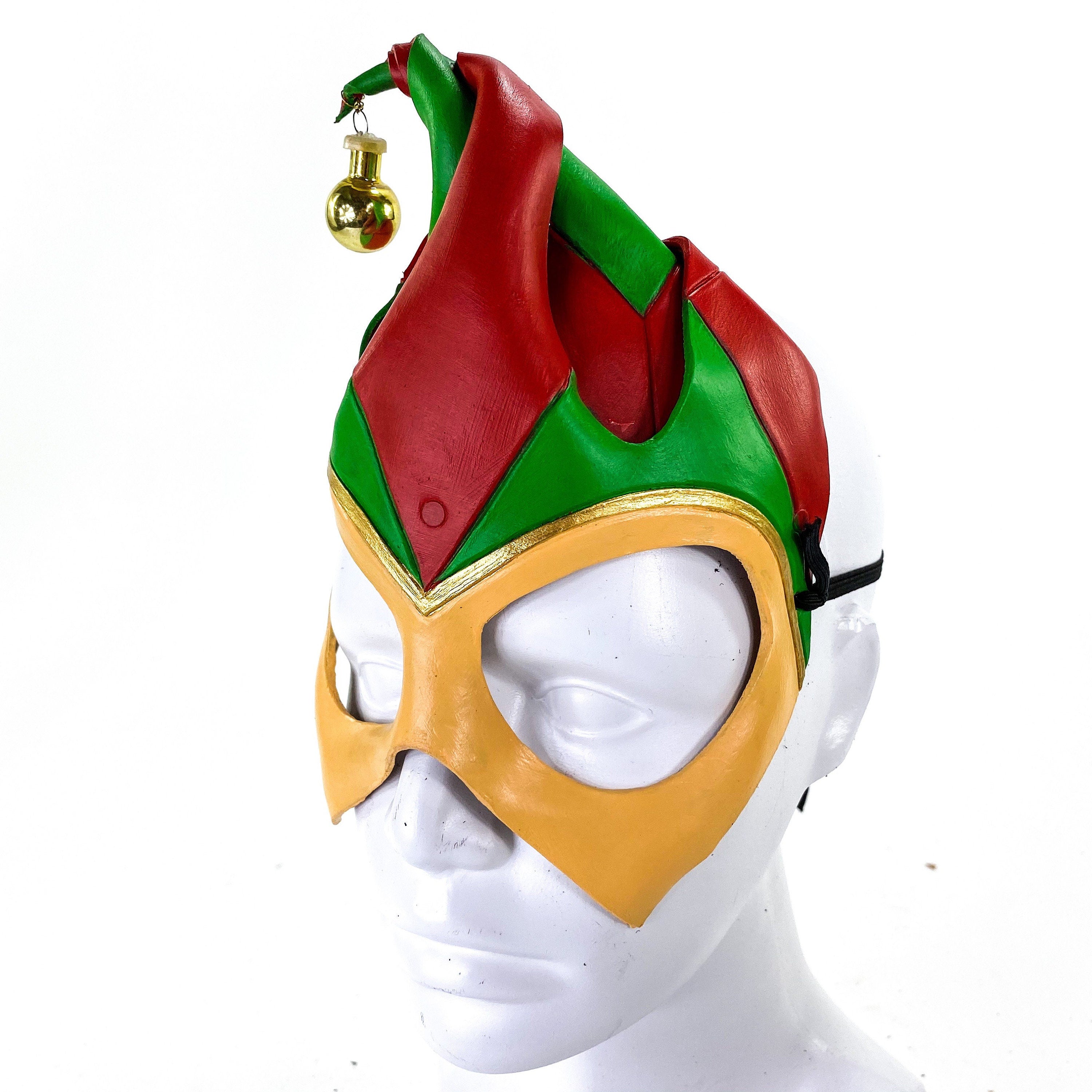 Handmade Genuine Leather Elf Mask