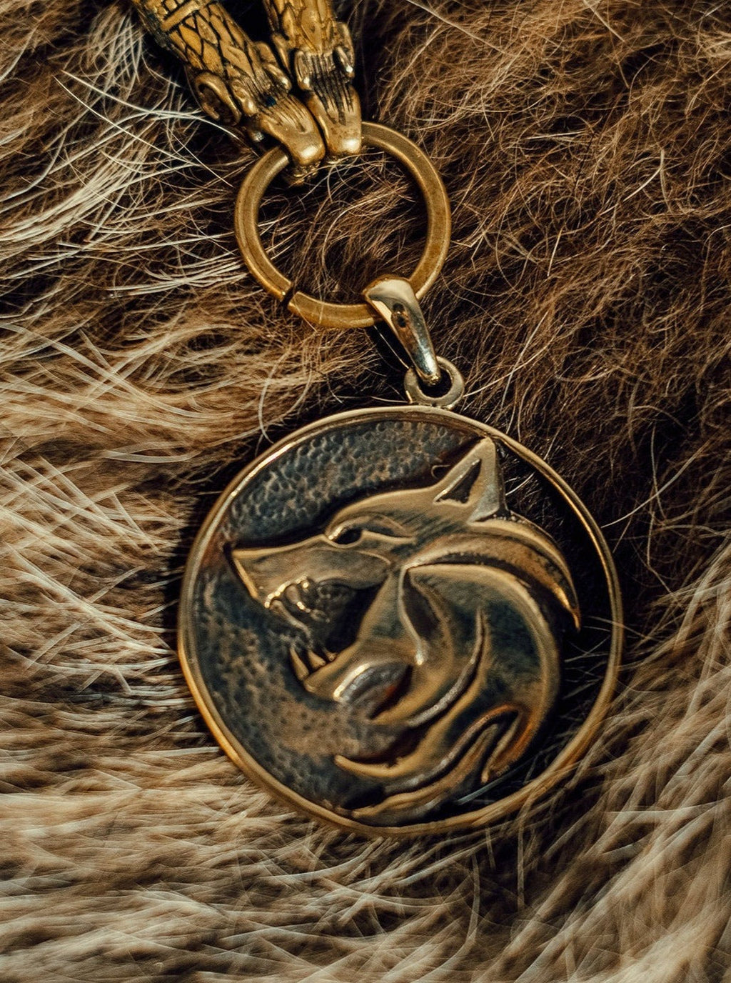 Witcher Wolf Pendant