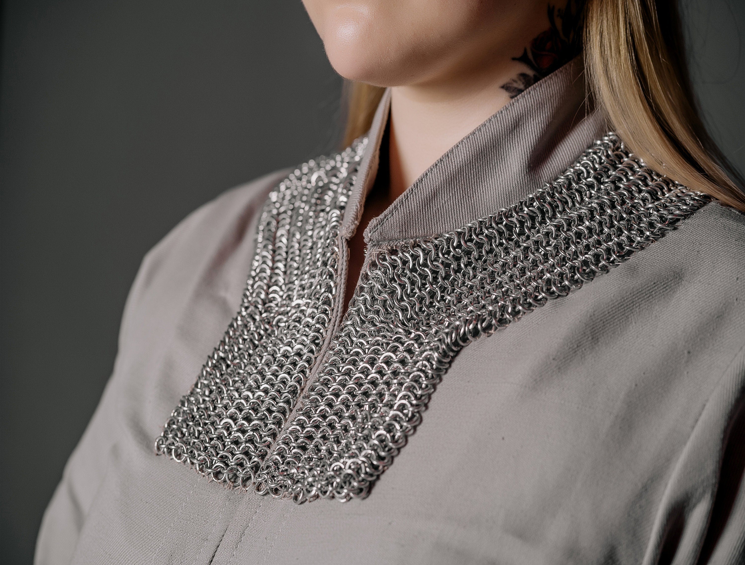 Legolas shirt with chainmail collar (Lord of the Rings)