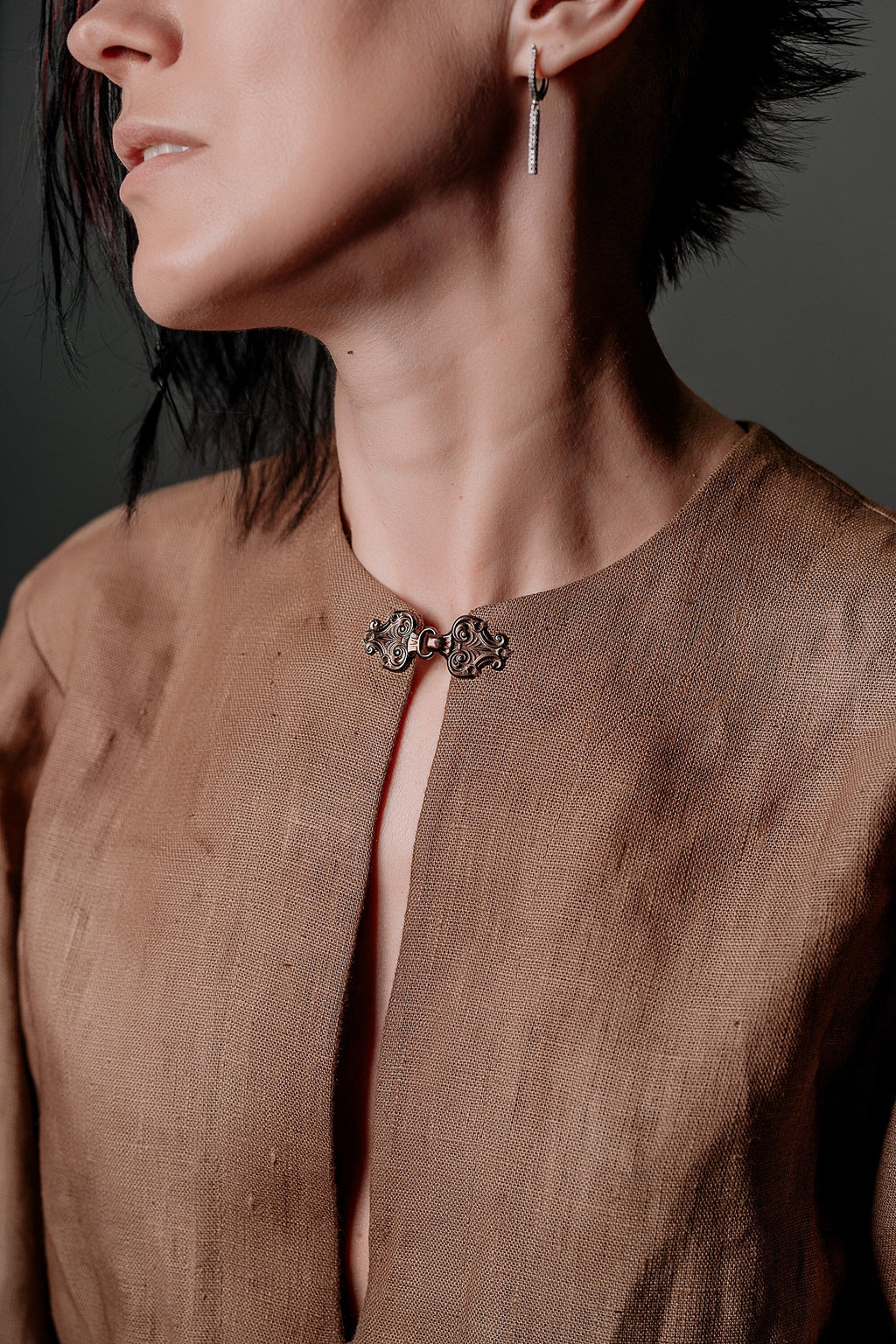 Medieval viking linen tunic