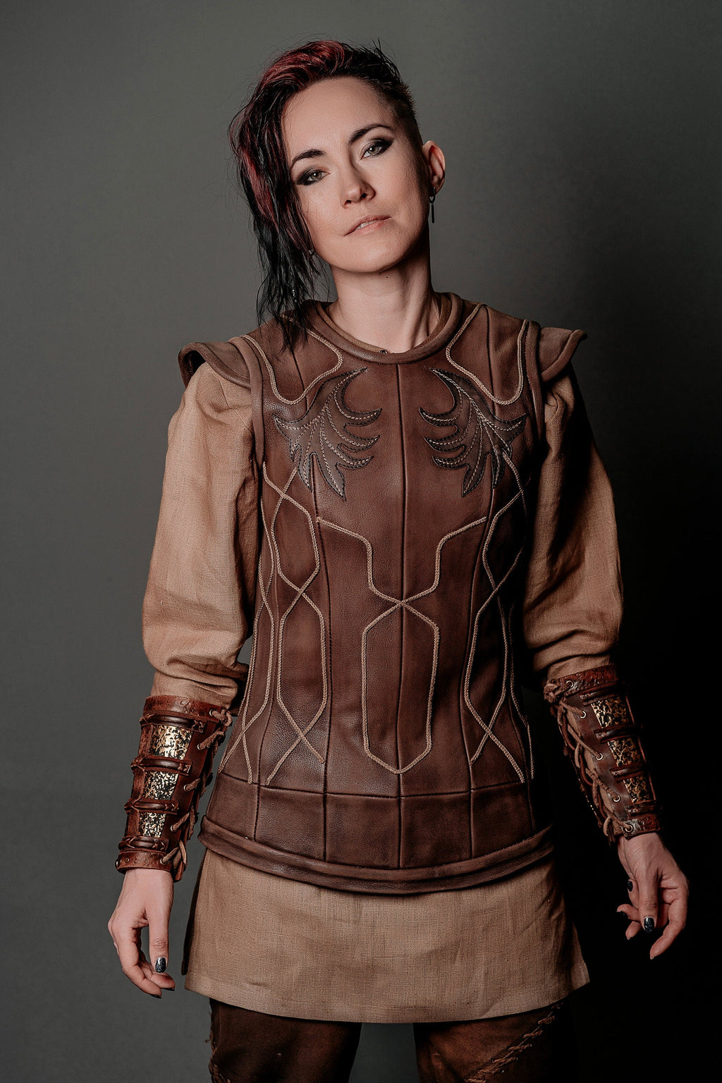 Porunn leather vest (Vikings)