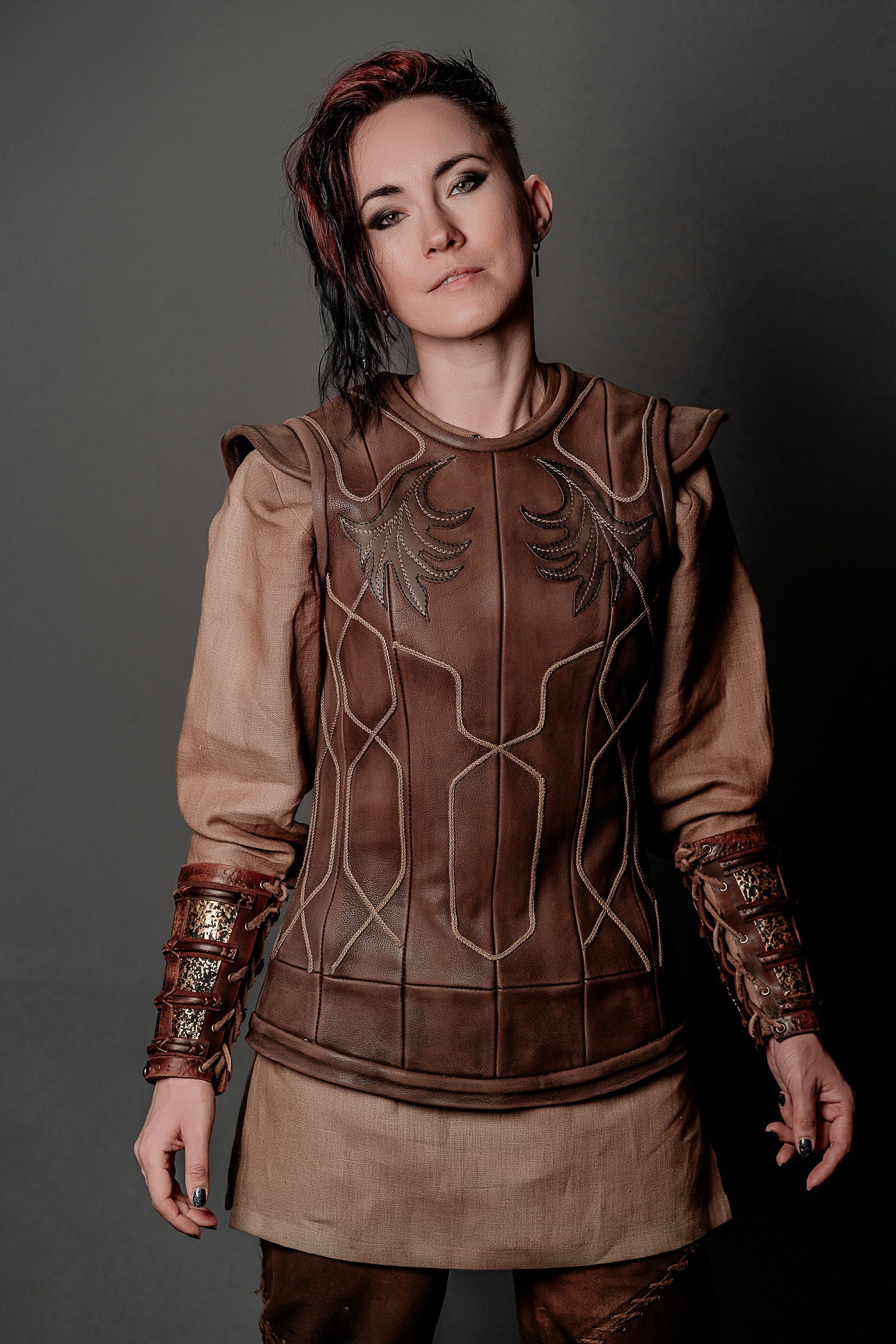 Porunn leather vest (Vikings)