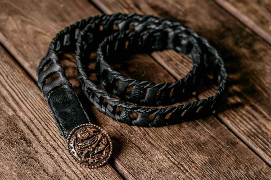 Khal Drogo medallion buckle belt