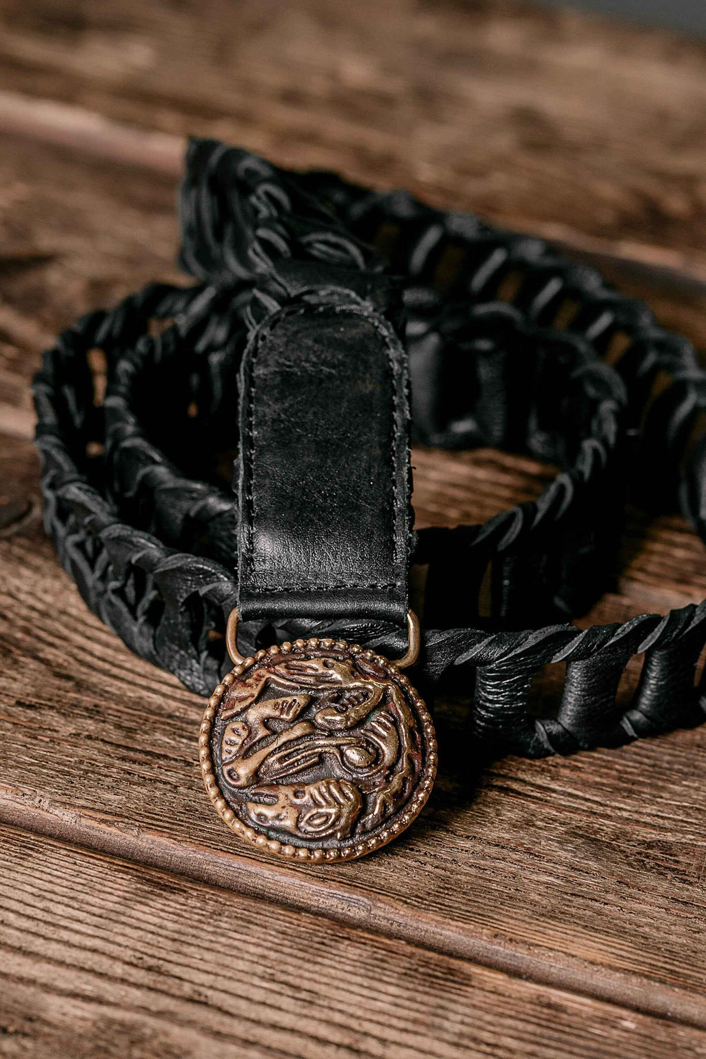 Khal Drogo medallion buckle belt