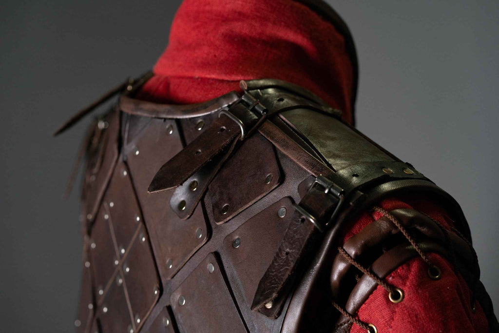 Larp leather brigandine