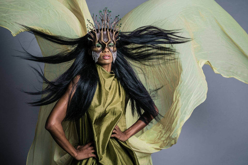 Summer - Handmade Genuine Leather Mask