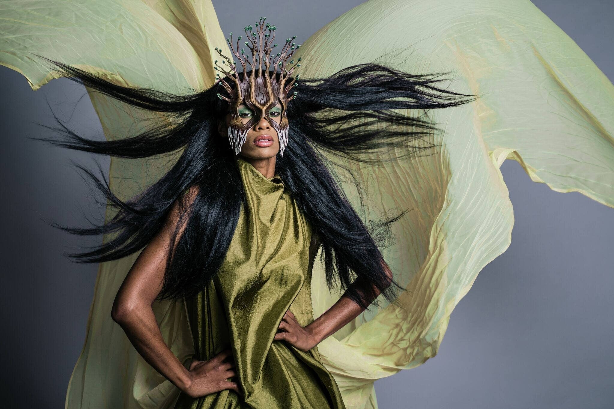 Summer - Handmade Genuine Leather Mask