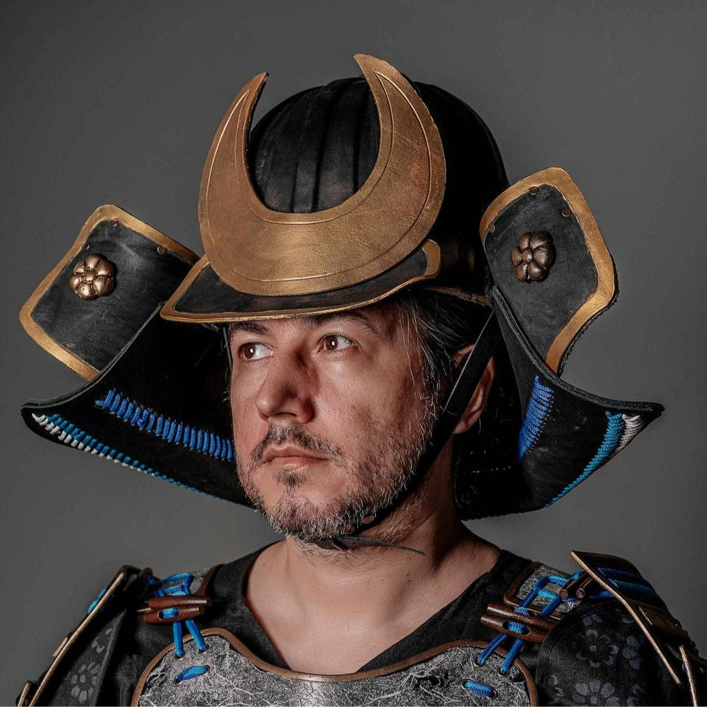 Samurai battle helmet