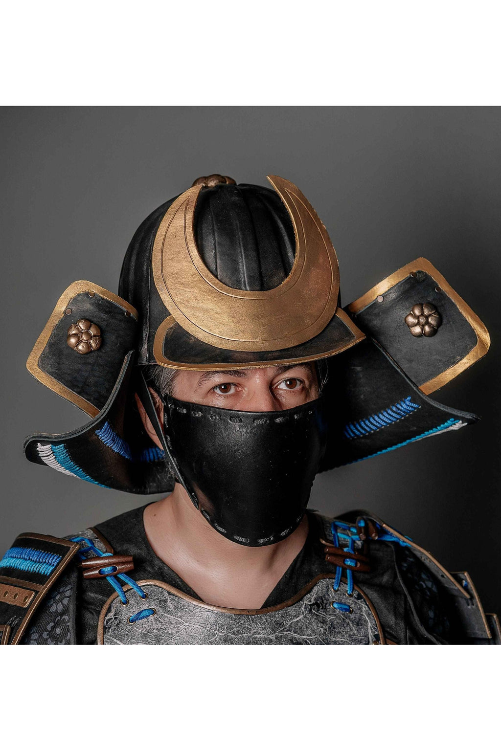 Samurai battle helmet