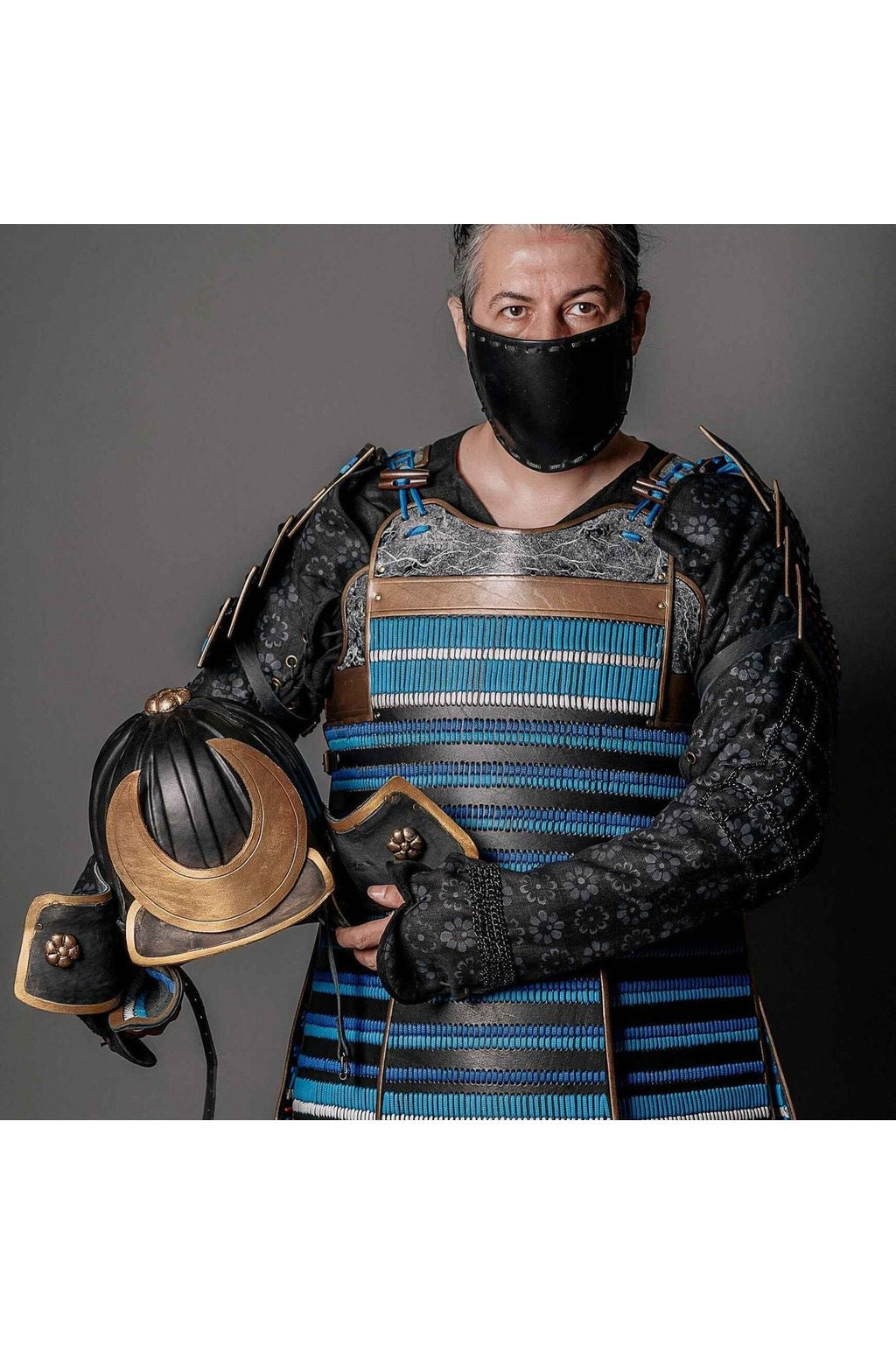 Samurai battle helmet