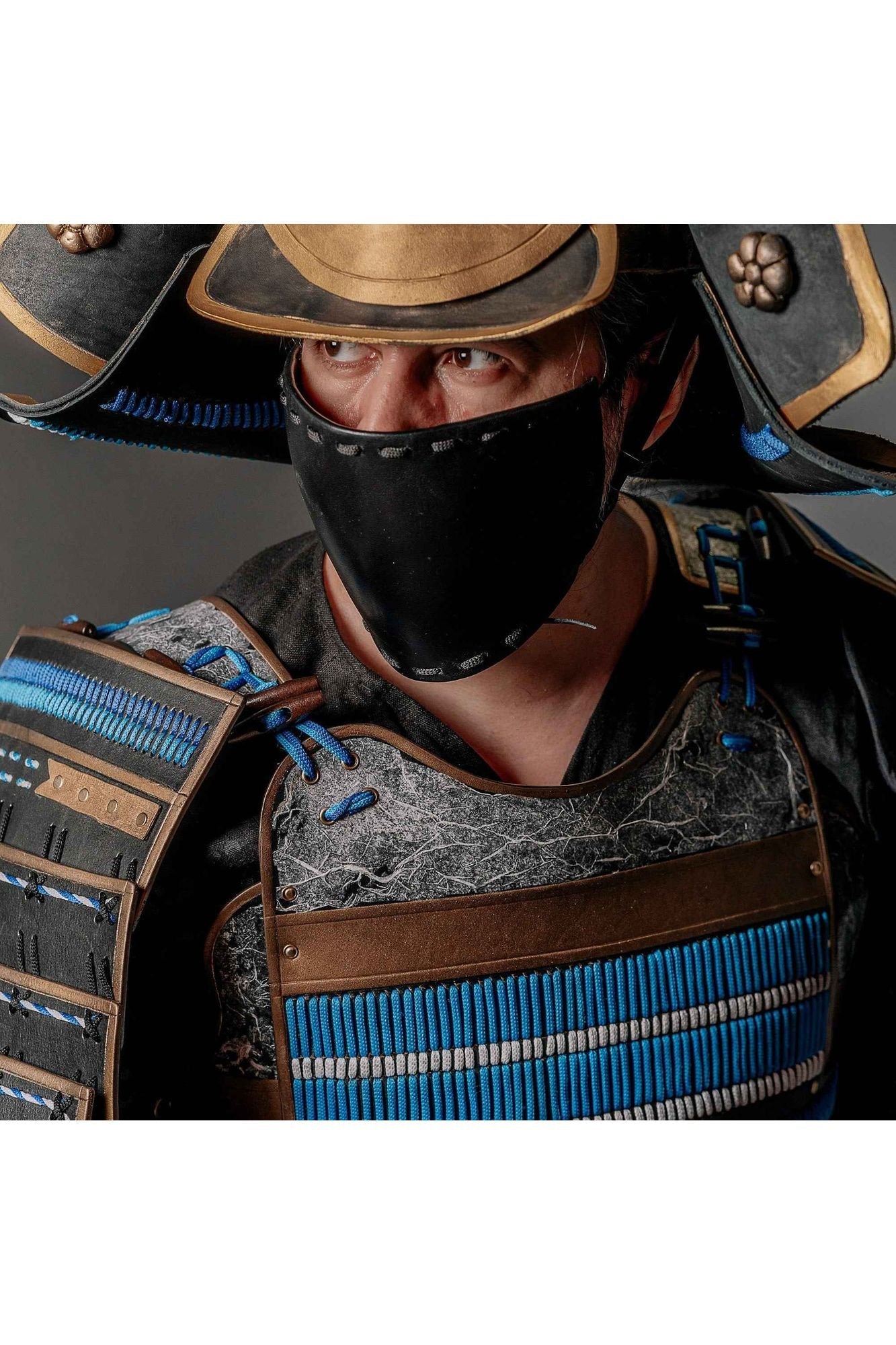 Samurai battle helmet