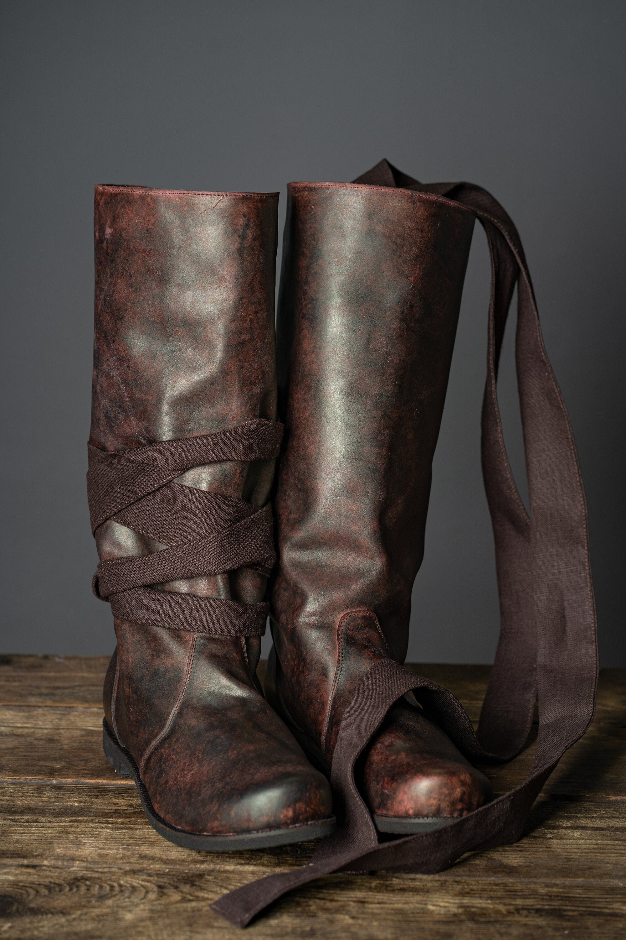 Ragnar leather boots (Vikings)