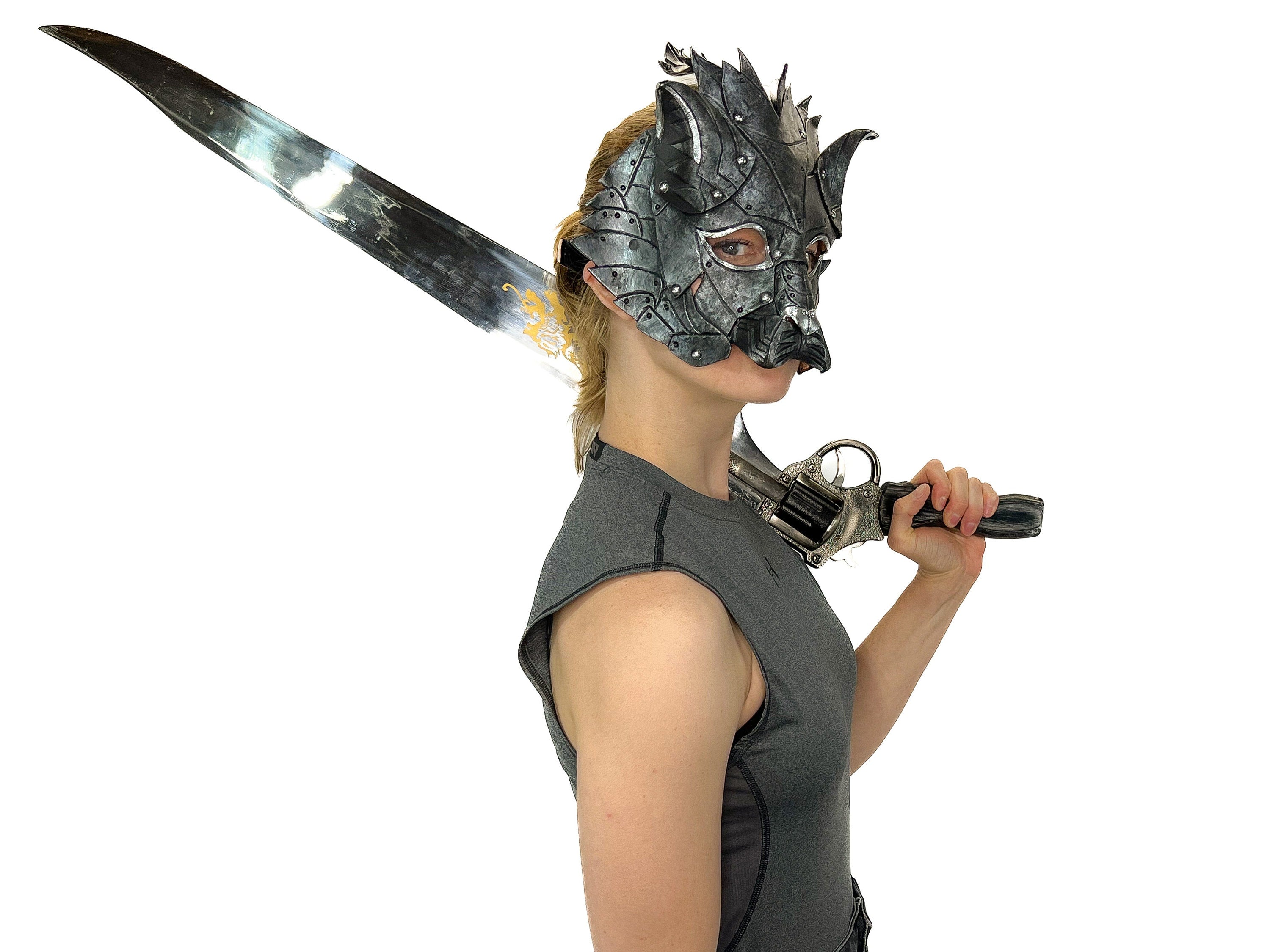 Feline Silver Handmade Genuine Leather