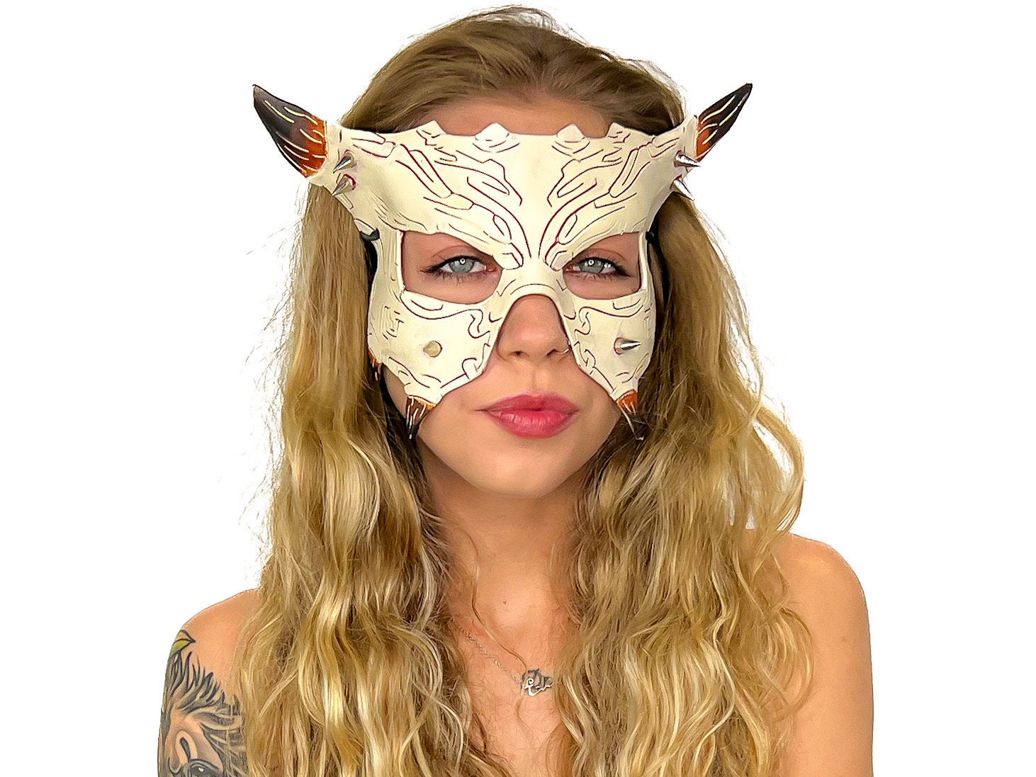 Handmade Genuine Leather Mask
