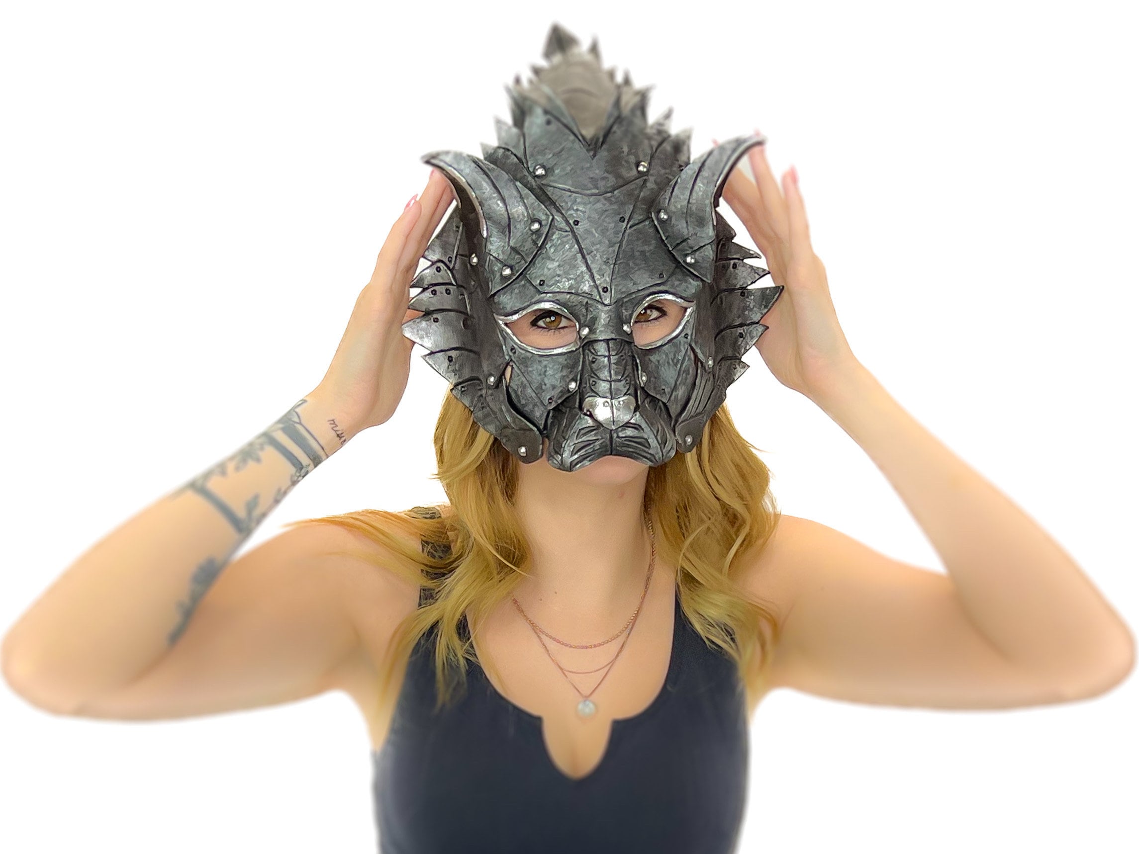 Feline Silver Handmade Genuine Leather