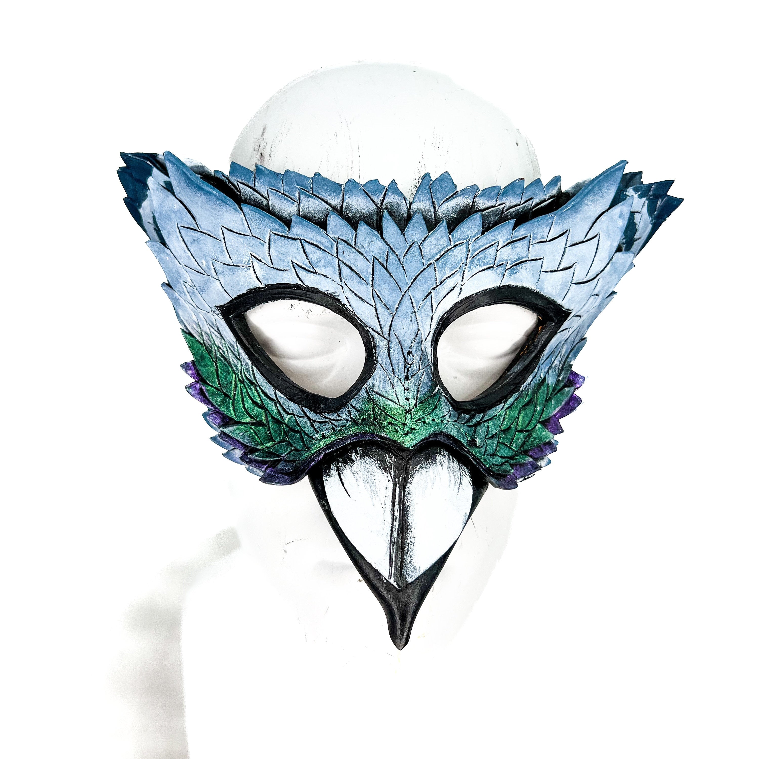 Pigeon Handmade Genuine Leather Mask